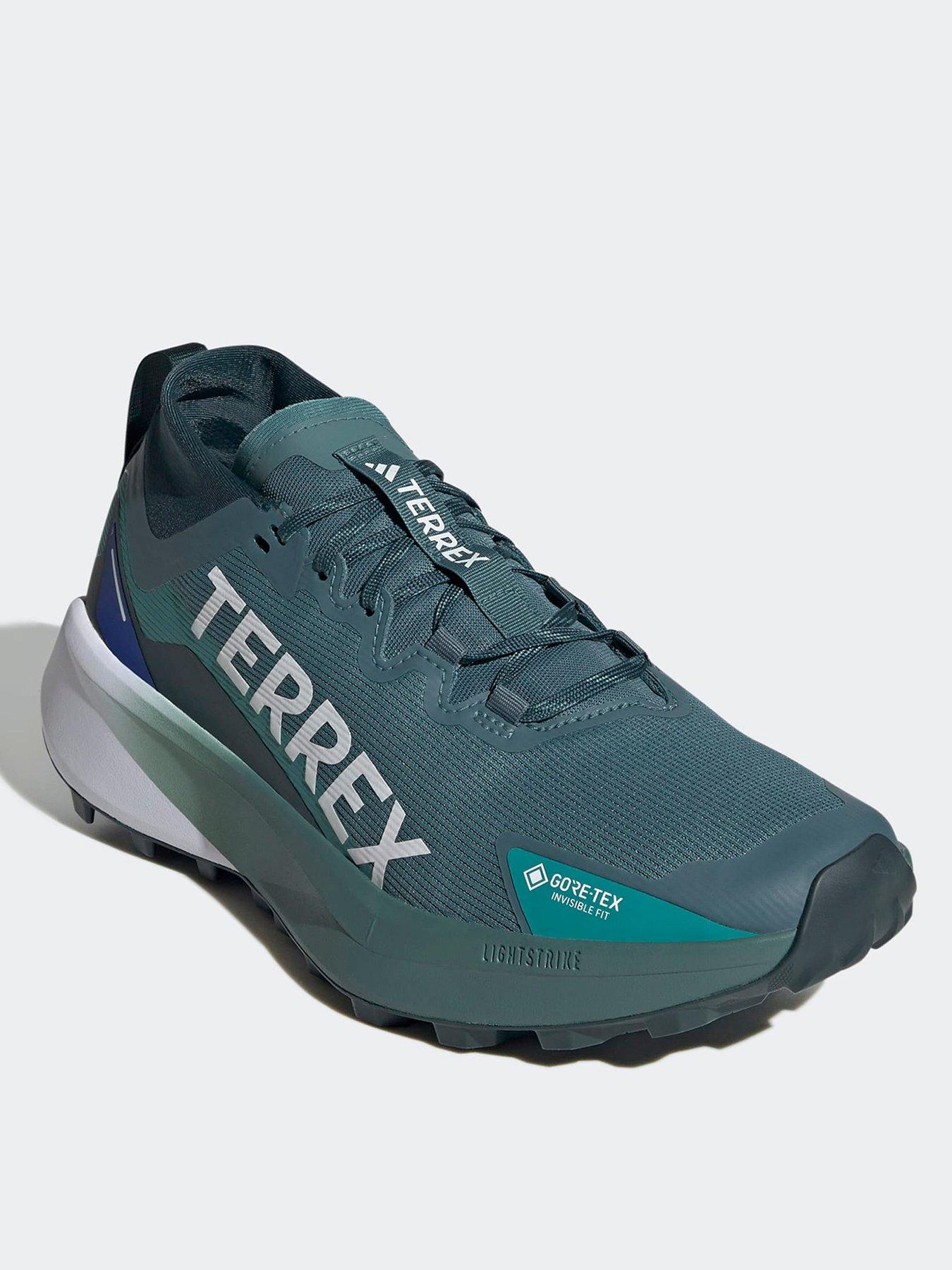 Image 2 of 7 of adidas Terrex Mens Agravic Goretex Trail Running Shoes - Green