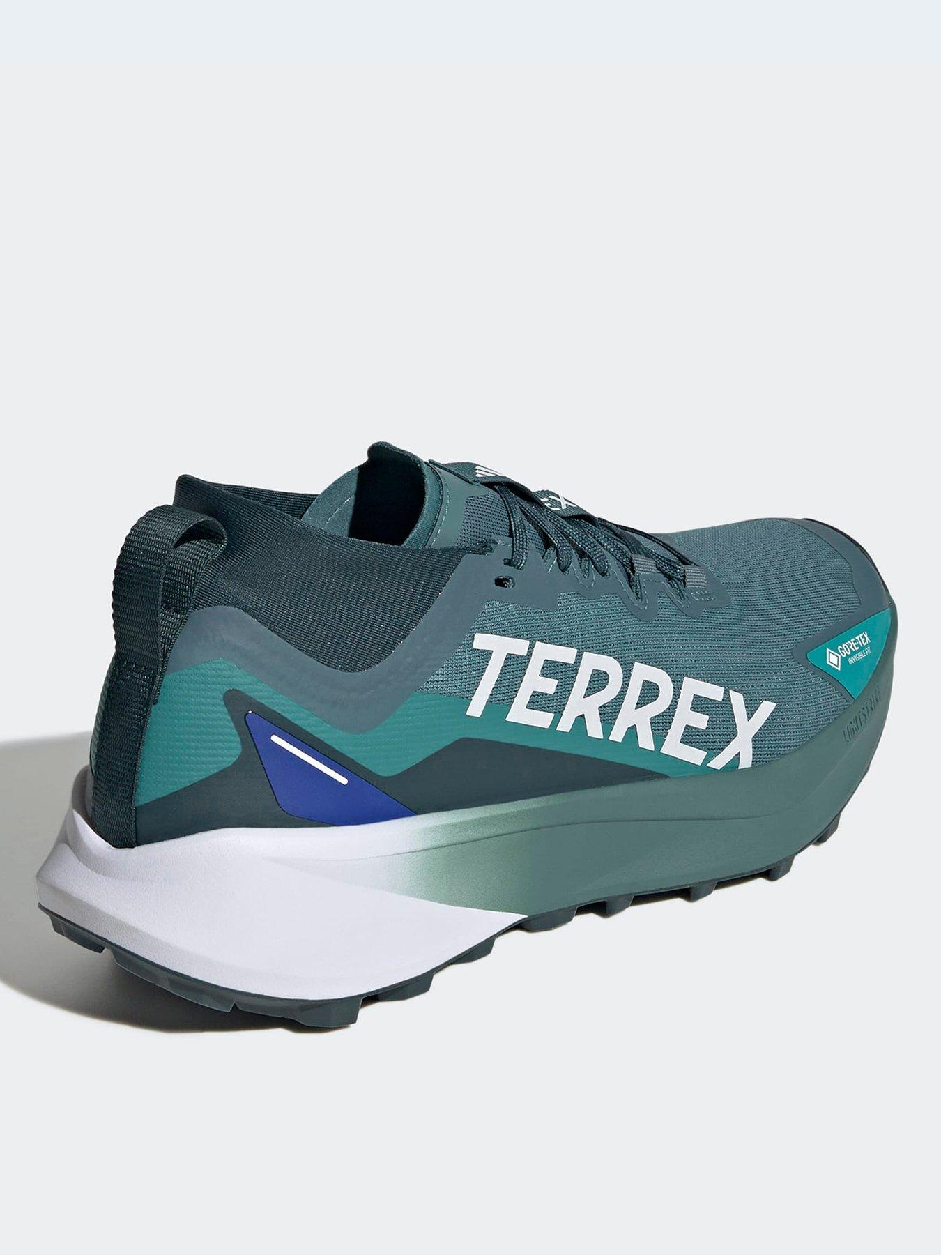 Image 3 of 7 of adidas Terrex Mens Agravic Goretex Trail Running Shoes - Green