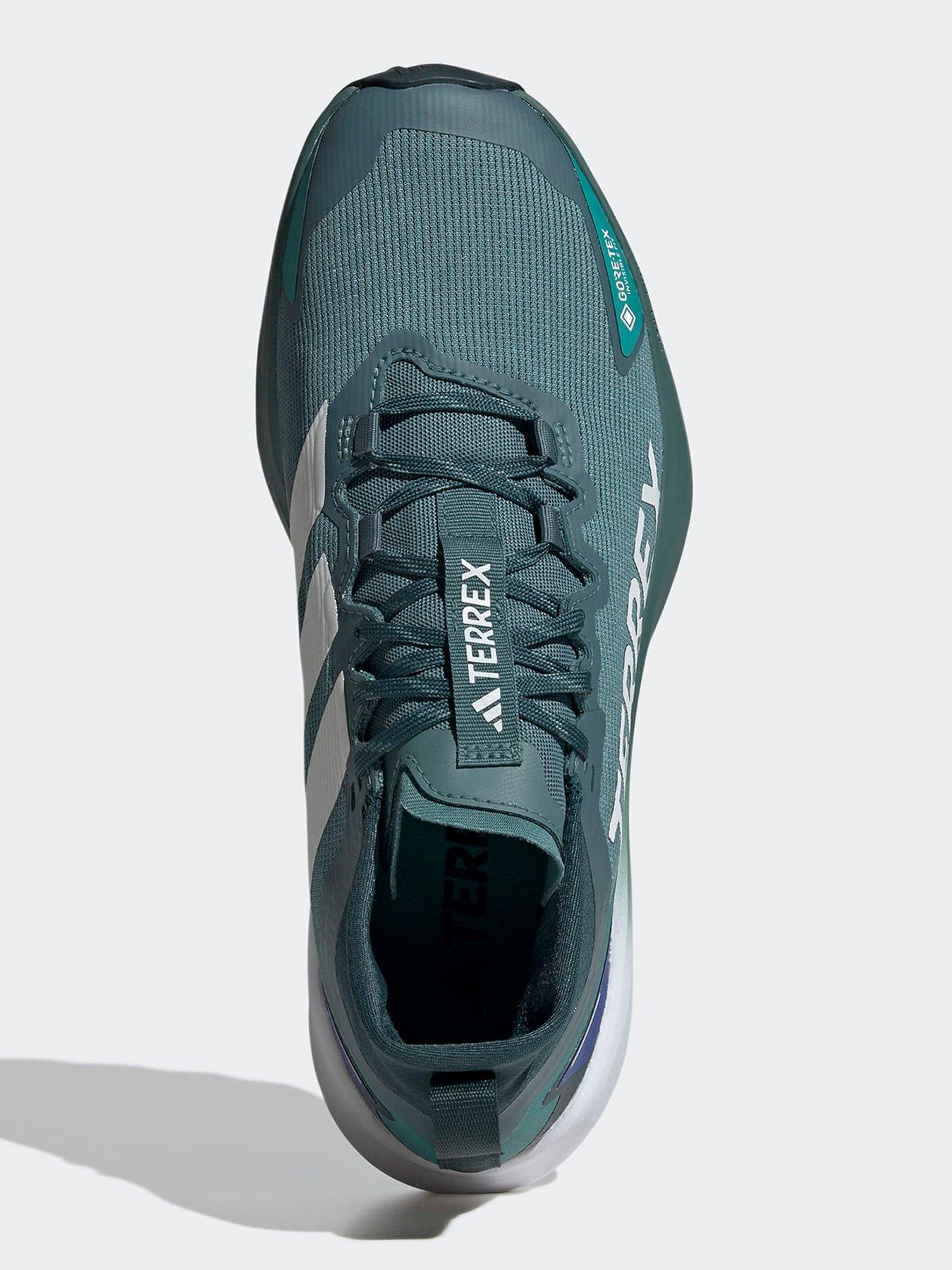 Image 4 of 7 of adidas Terrex Mens Agravic Goretex Trail Running Shoes - Green