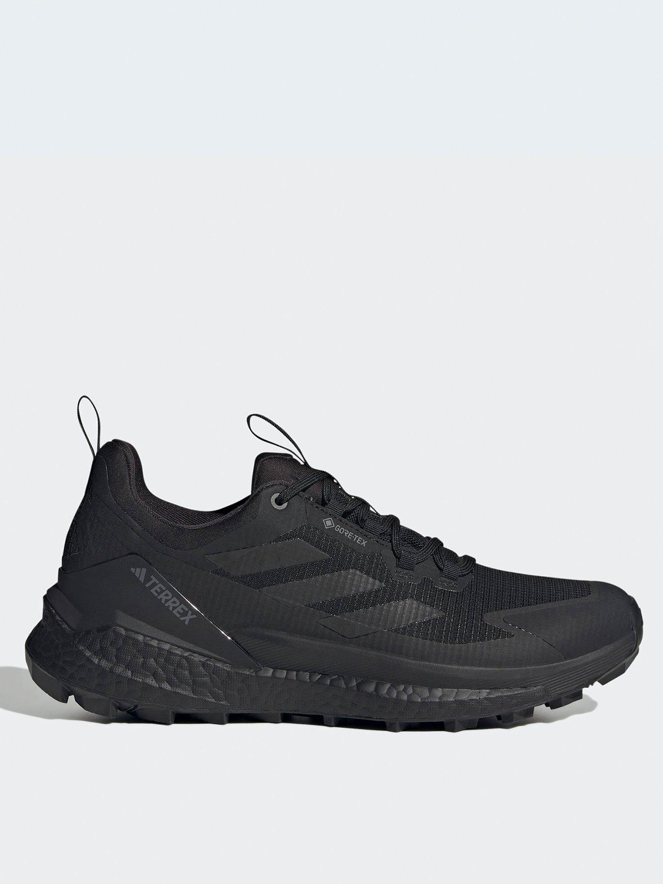 adidas Terrex Mens Outdoor Free Hiker 20 Low Gore-Tex Hiking Shoes - Black