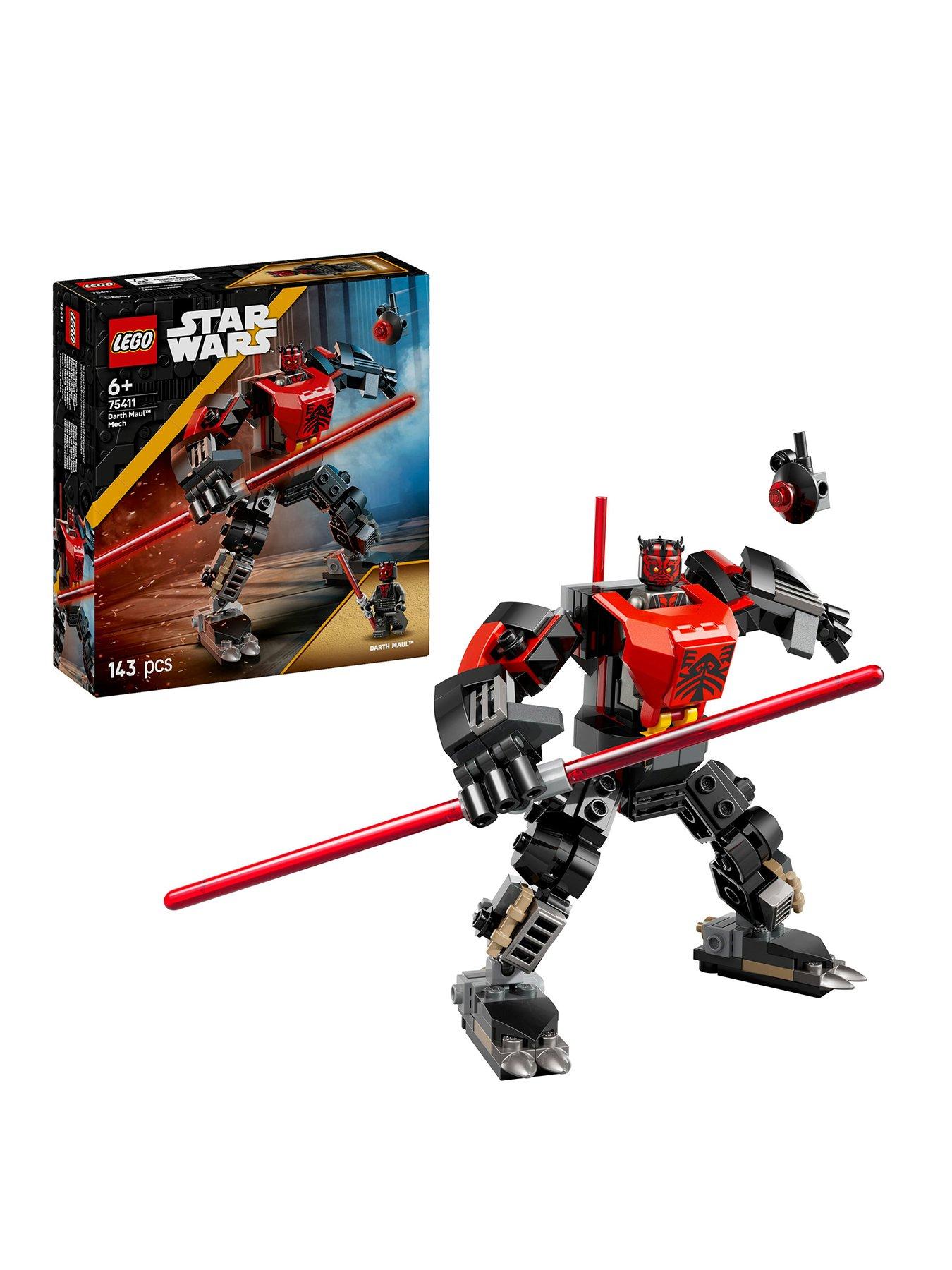 Image 1 of 8 of LEGO Star Wars Darth Maul Mech Building Toy 75411