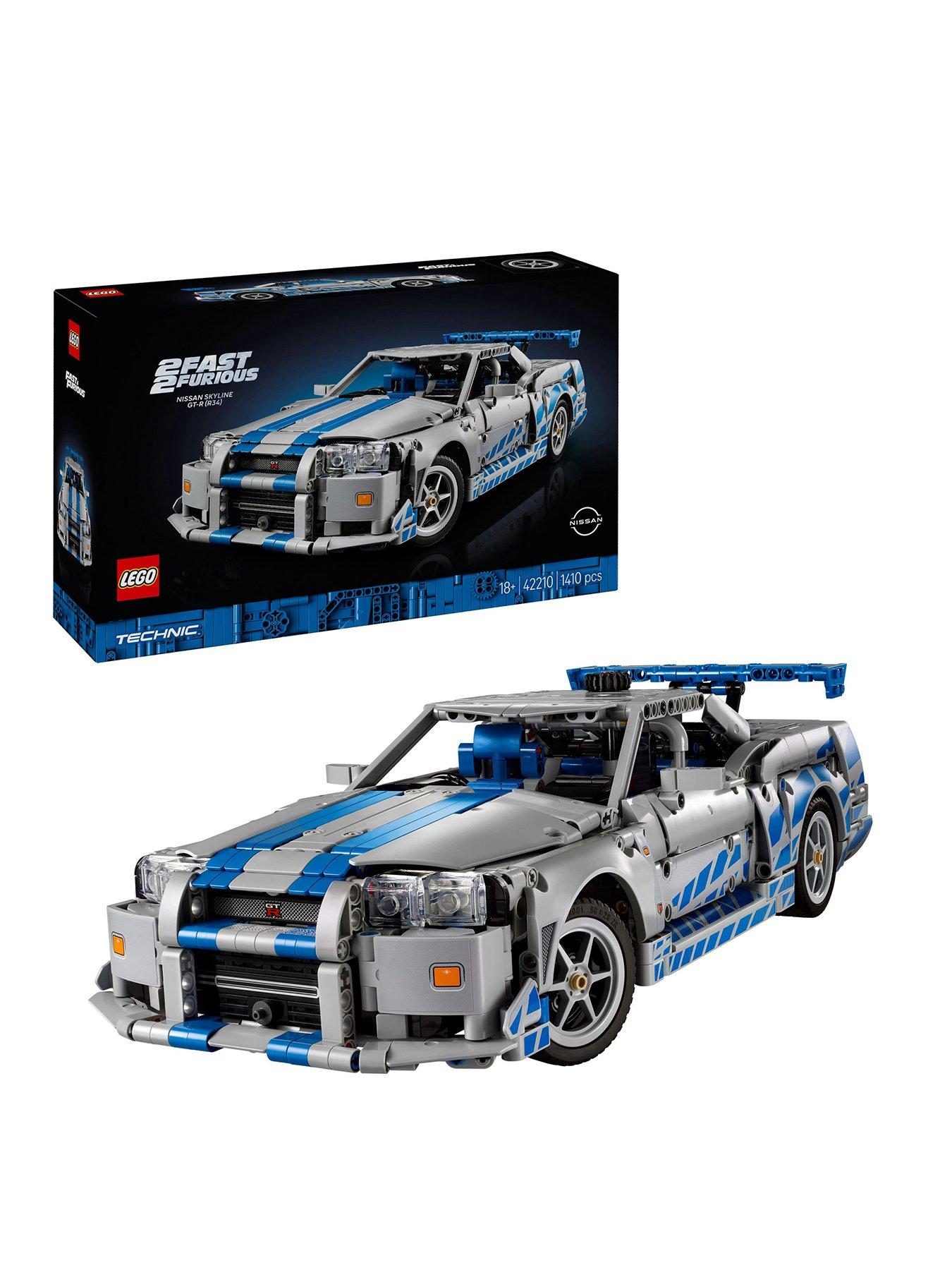 Lego Technic 2 Fast 2 Furious Nissan Skyline Gt-R (R34) Car Model Kit 42210