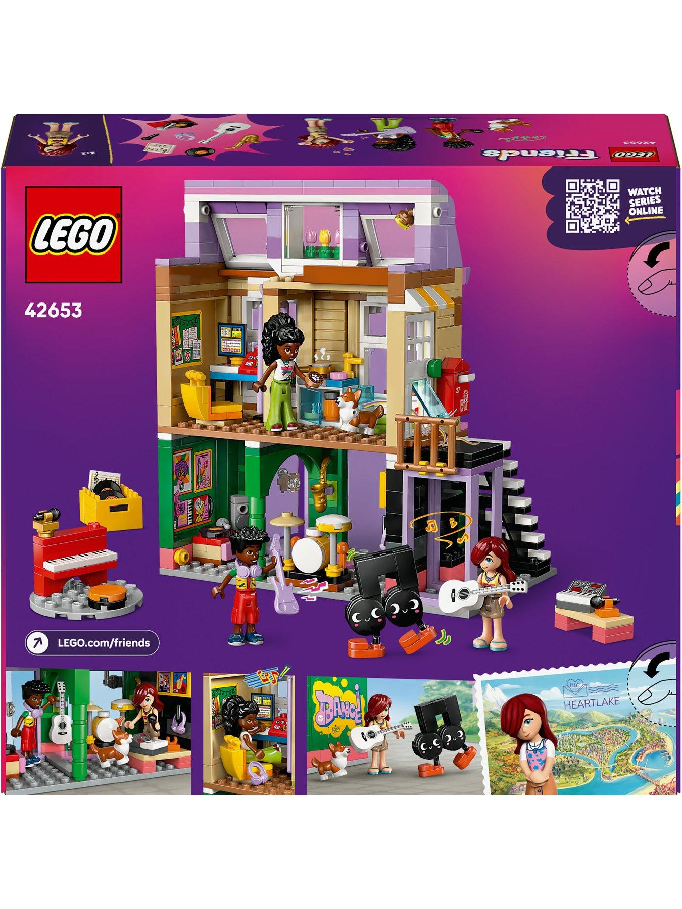 LEGO Friends Music Shop Apartment Building Set Pretend-Play Toy