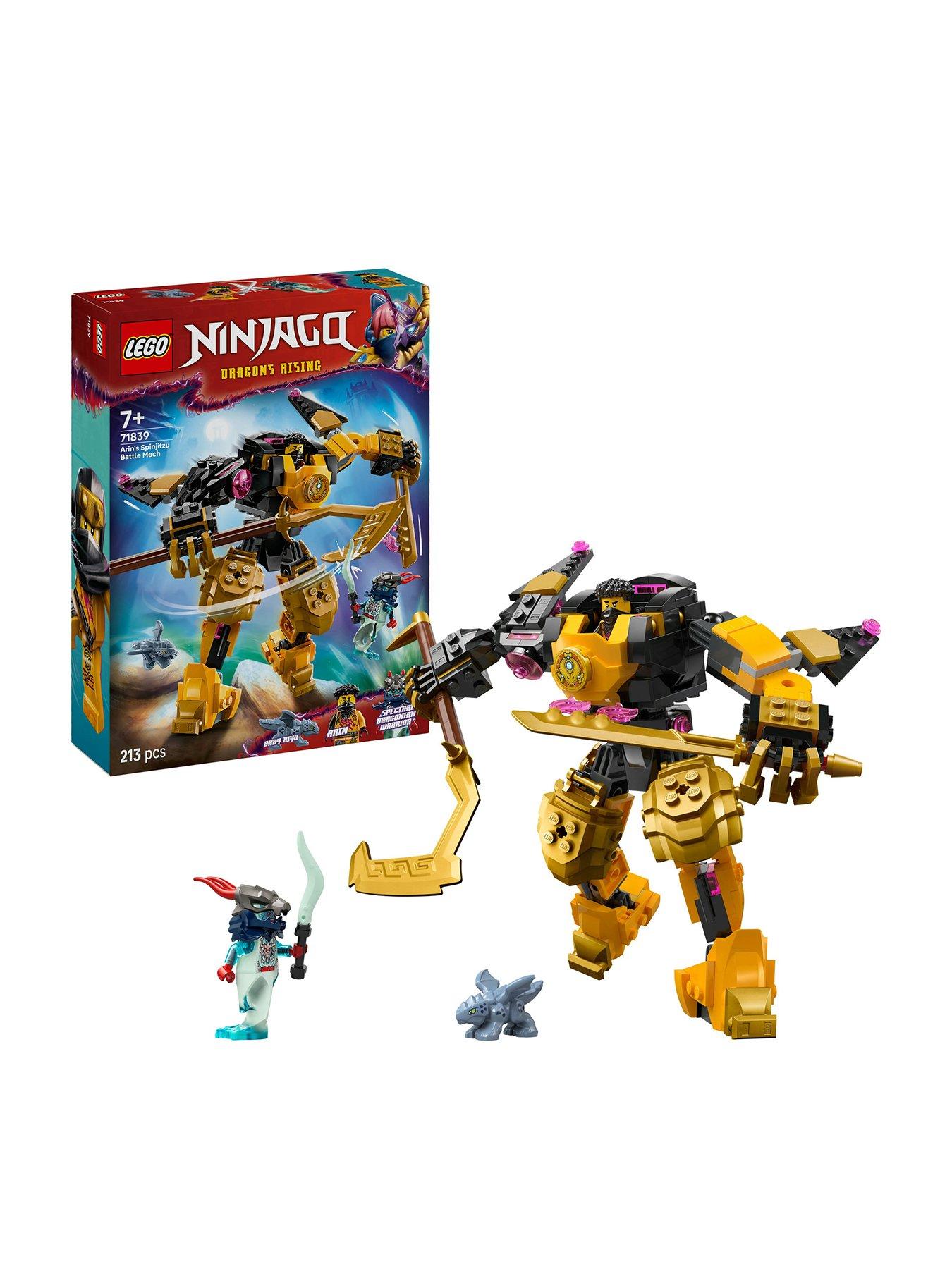 LEGO Ninjago Arin's Spinjitzu Battle Mech Toy Set 71839 Very