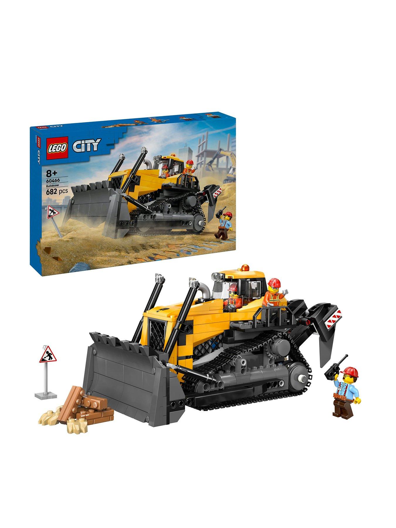 Image 1 of 8 of LEGO City ellow Bulldozer Construction Vehicle Toy 60466