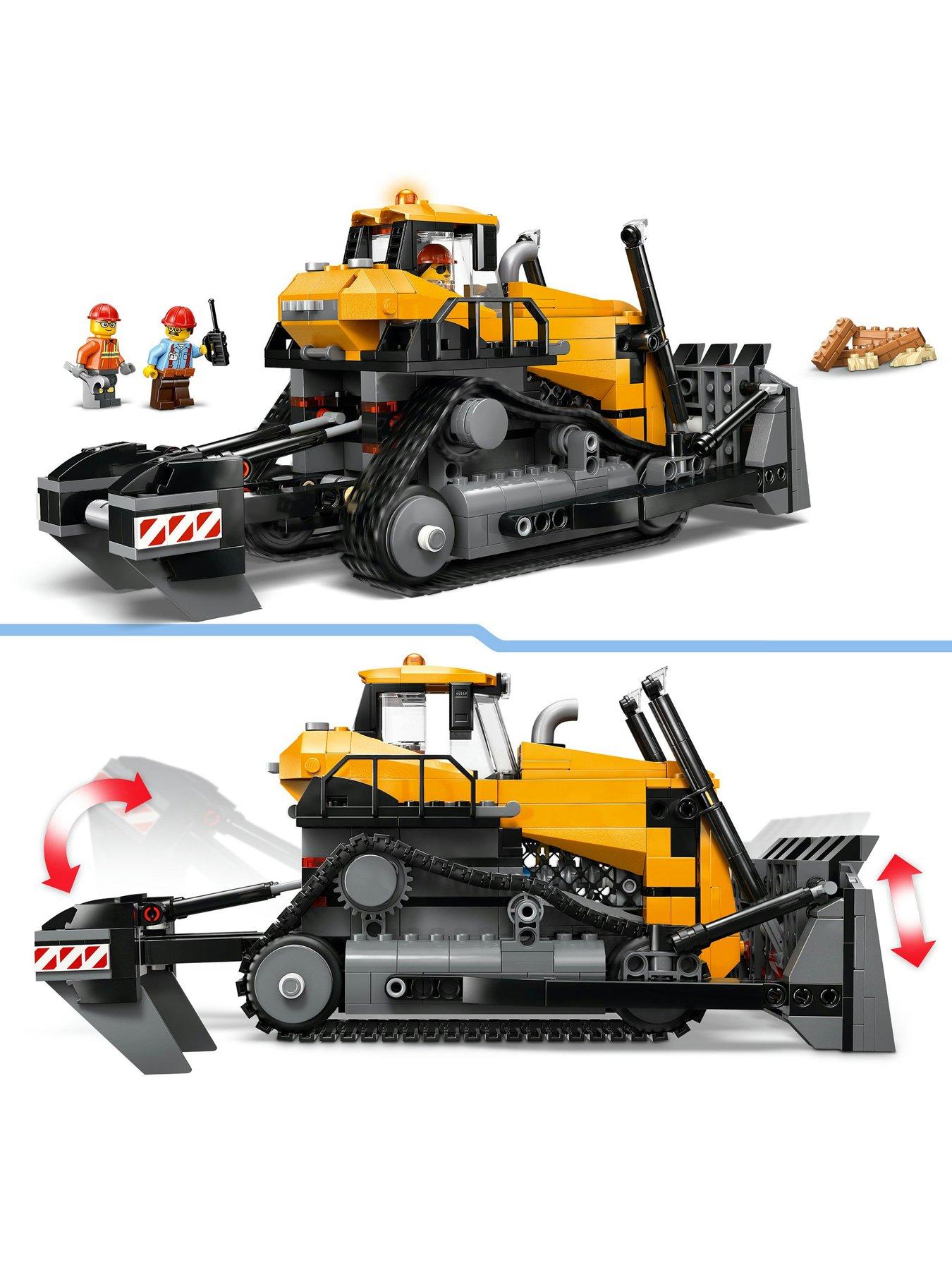 Image 3 of 8 of LEGO City ellow Bulldozer Construction Vehicle Toy 60466