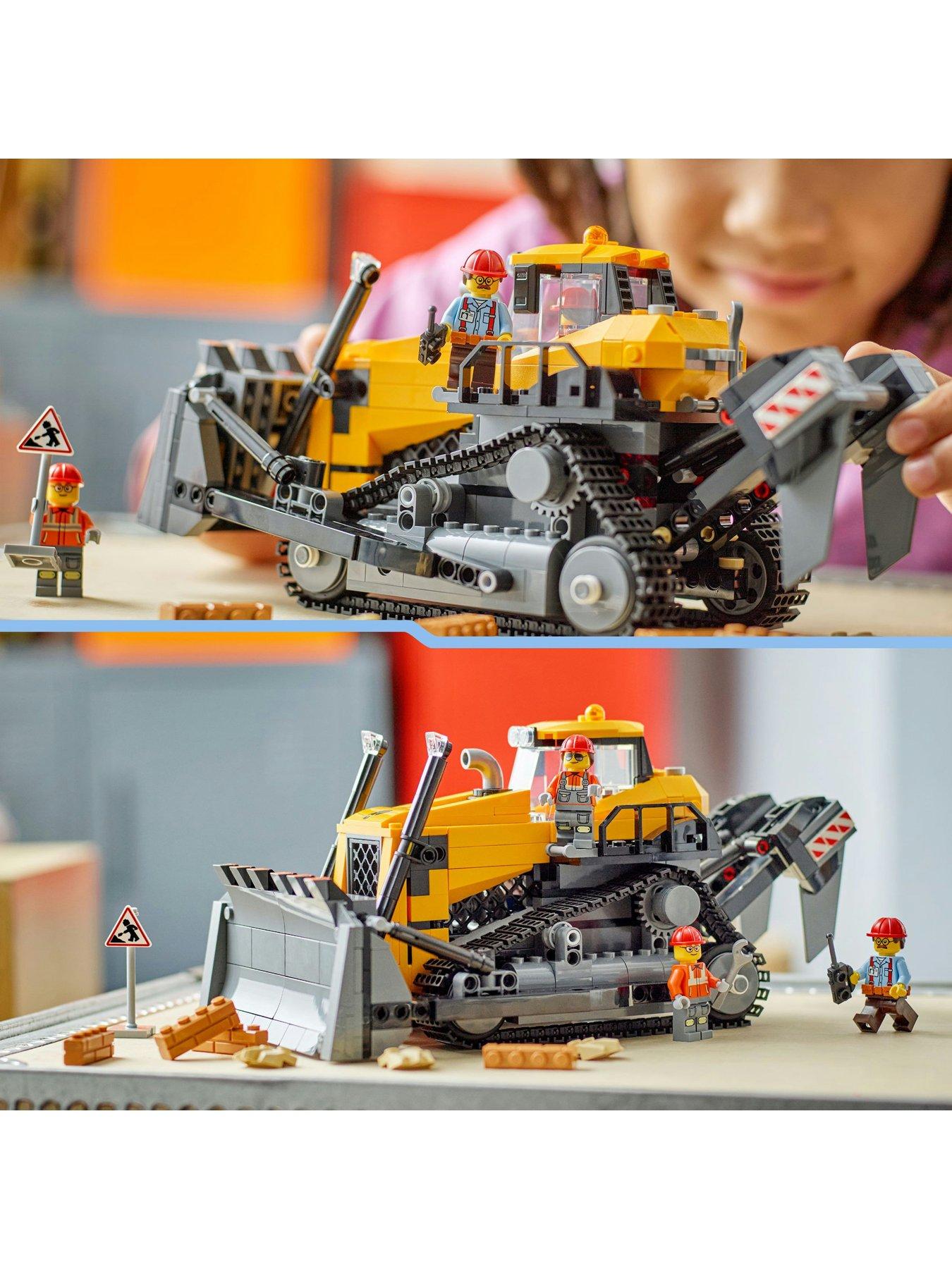 Image 5 of 8 of LEGO City ellow Bulldozer Construction Vehicle Toy 60466