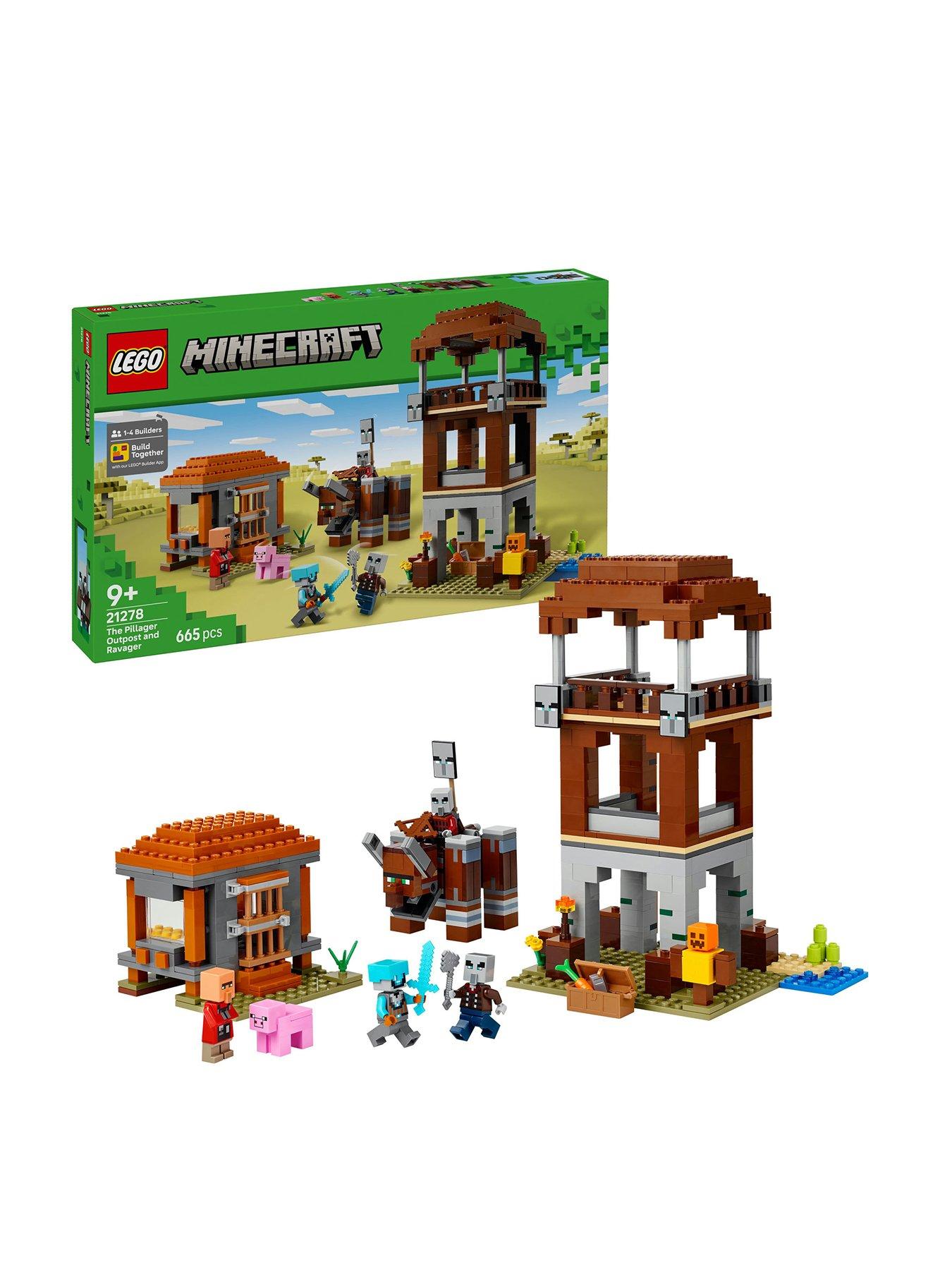 LEGO Minecraft The Pillager Outpost and Ravager 21278