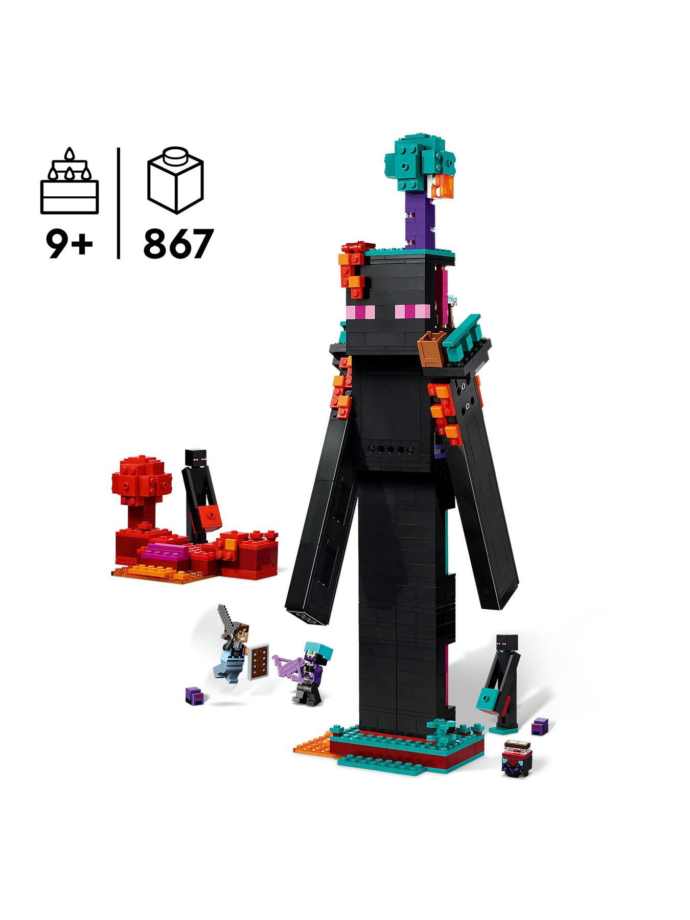 LEGO Minecraft The Enderman Tower Toy for Kids, Gamer Gift 21279