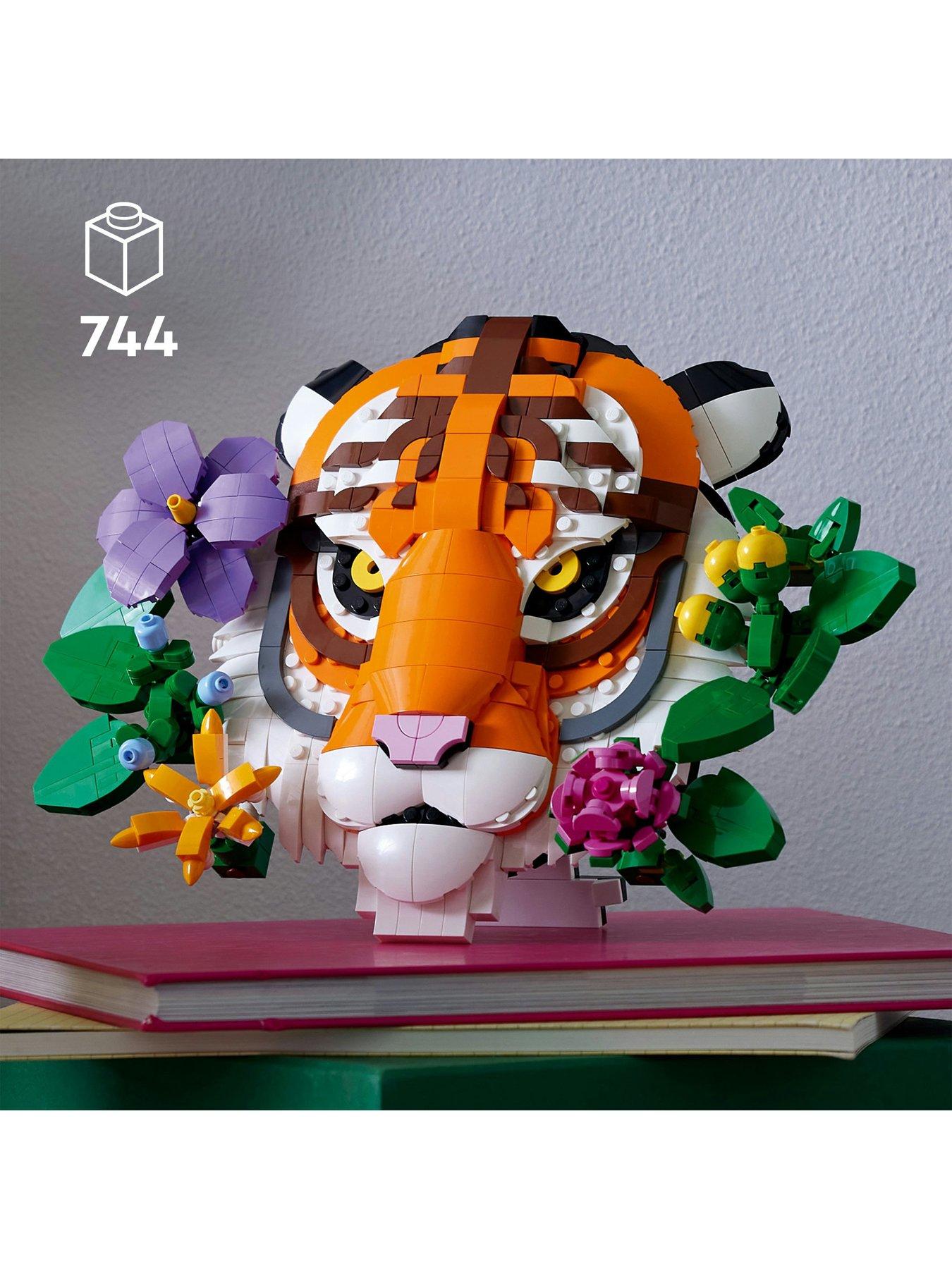 Image 2 of 6 of LEGO ART The Fauna Collection &ndash; Tiger, Housewarming Gift for a New Home 31217
