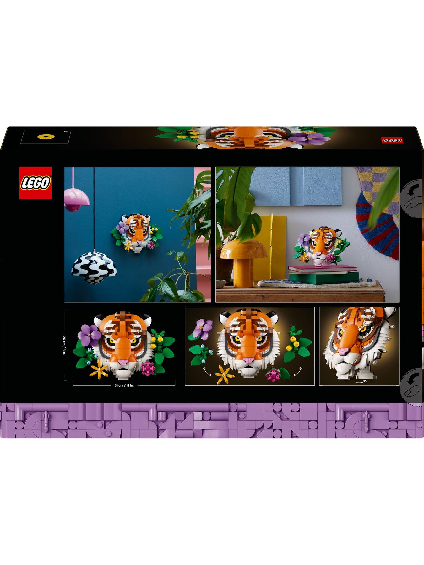 Image 6 of 6 of LEGO ART The Fauna Collection &ndash; Tiger, Housewarming Gift for a New Home 31217