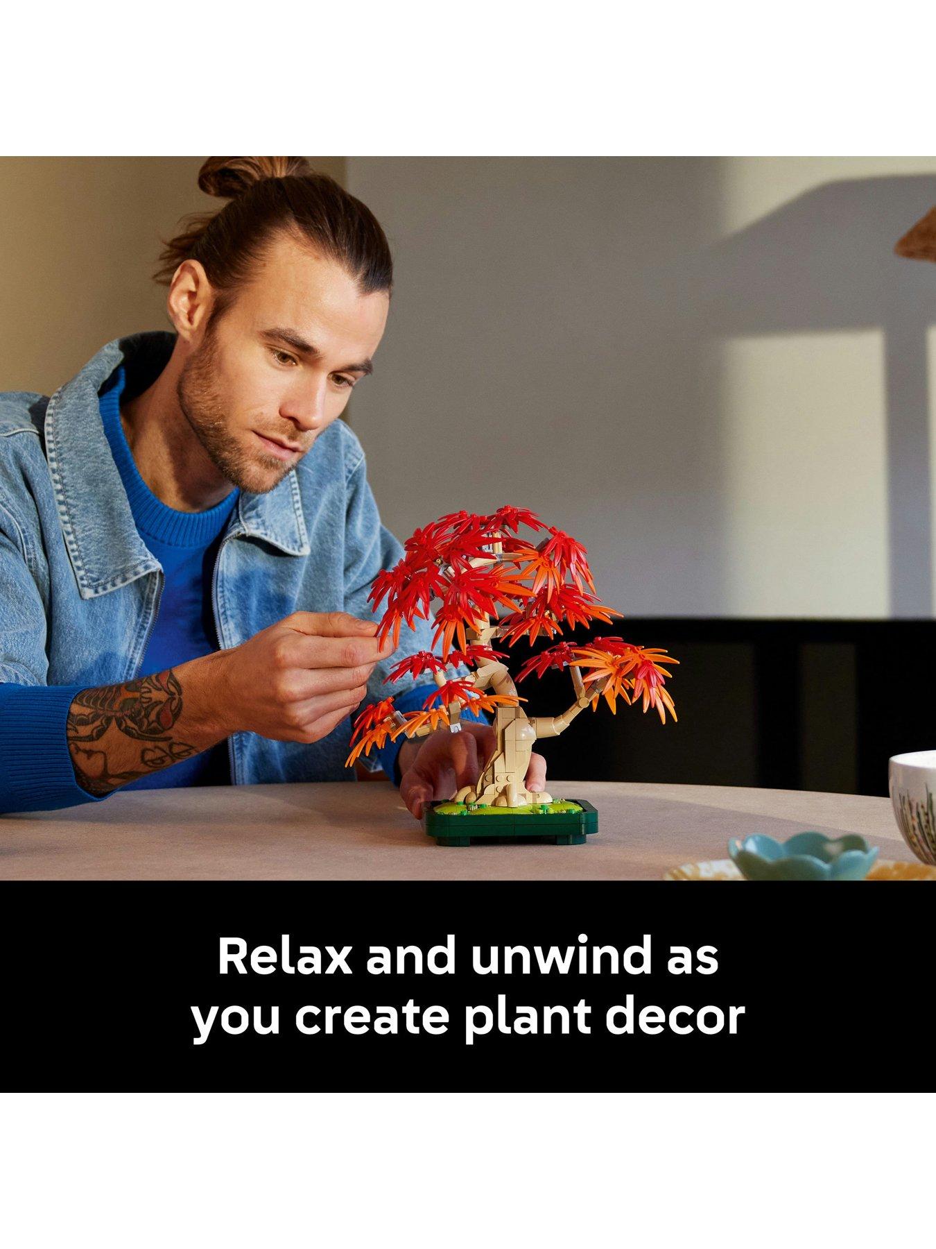 Image 3 of 8 of LEGO Botanical Japanese Red Maple Bonsai Tree DIY Set 10348