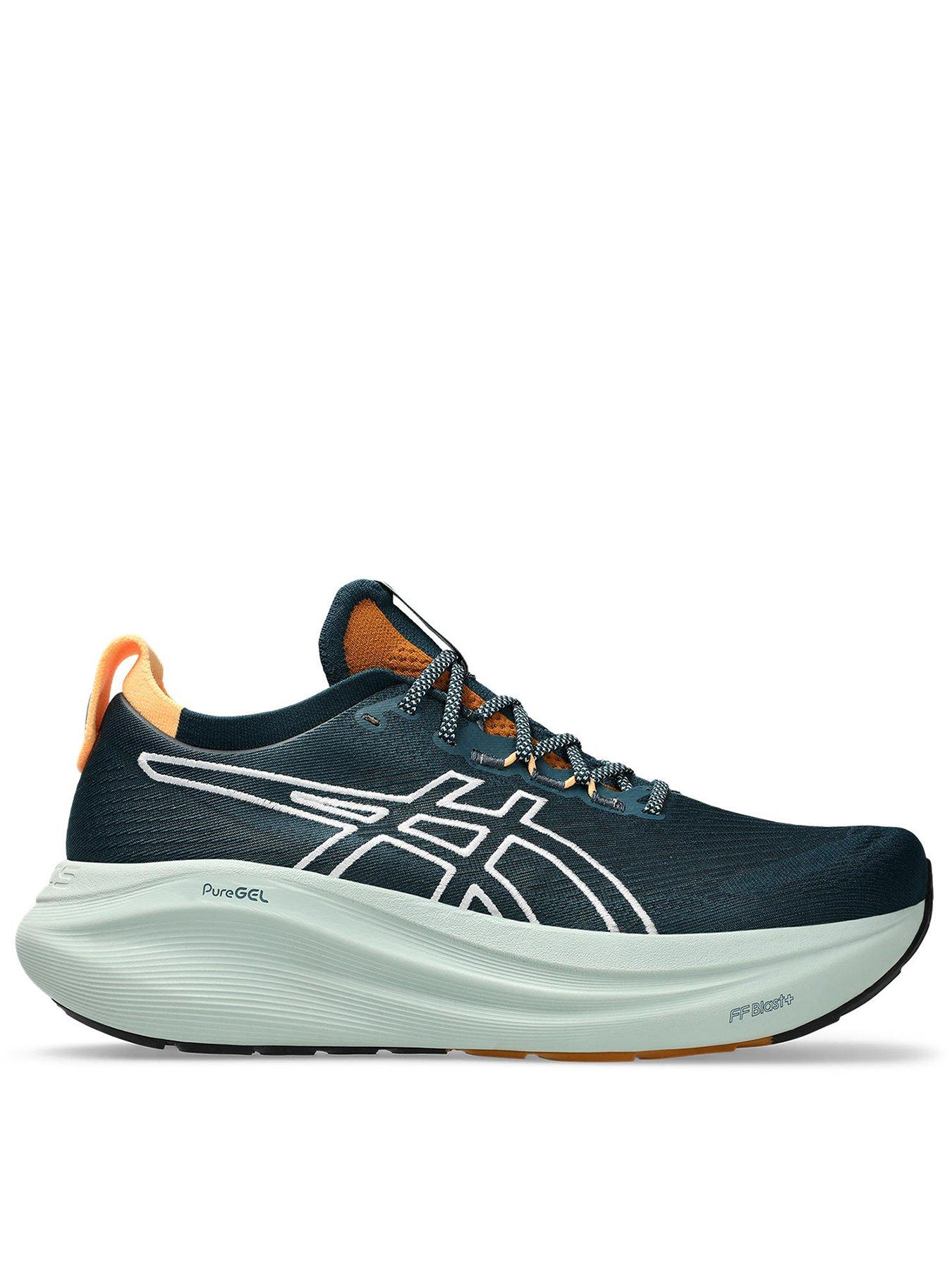 Asics Mens Running Gel-Nimbus 27 Nature Bathing Trainers Green