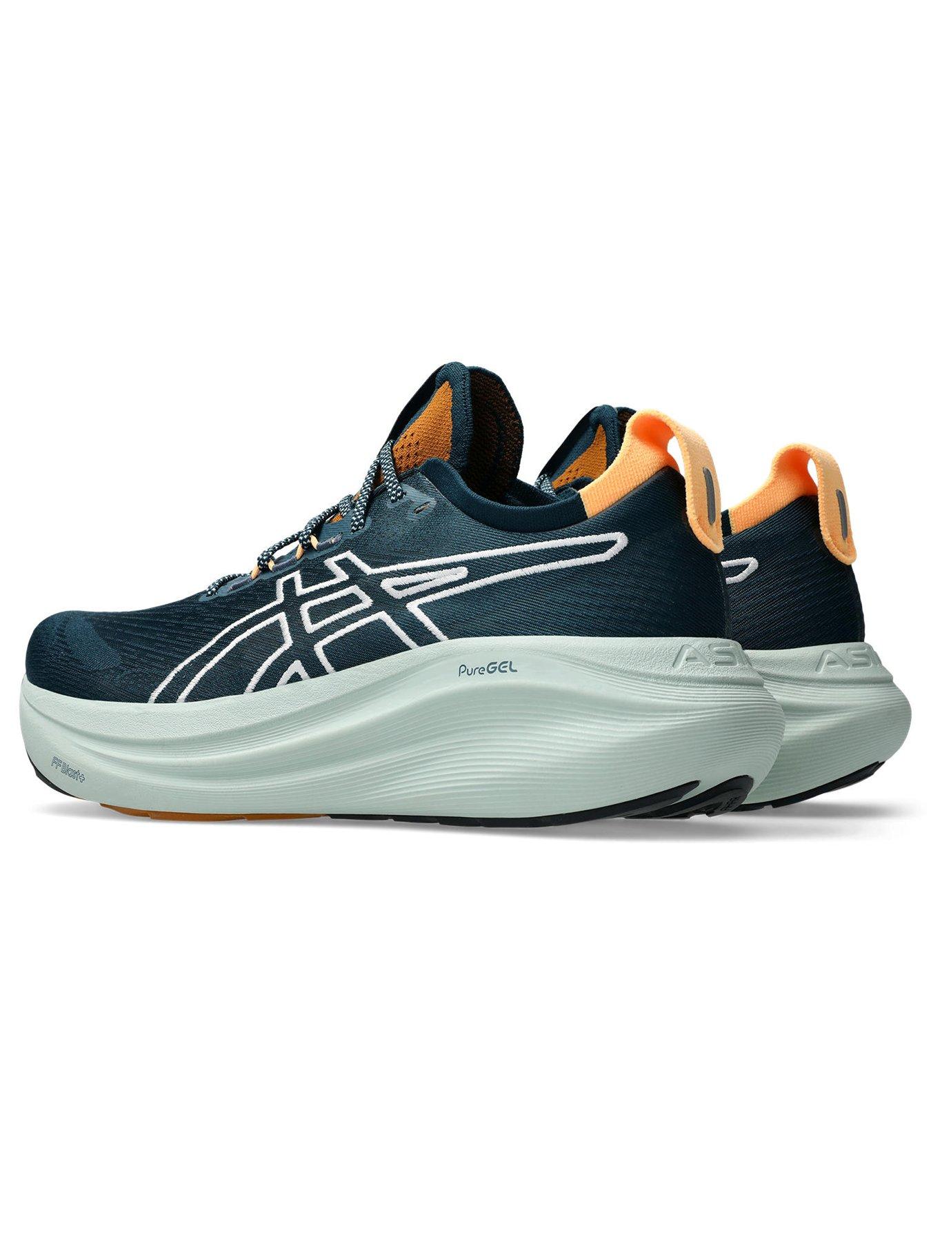 Image 7 of 8 of Asics Mens Running Gel-Nimbus 27 Nature Bathing Trainers - Green
