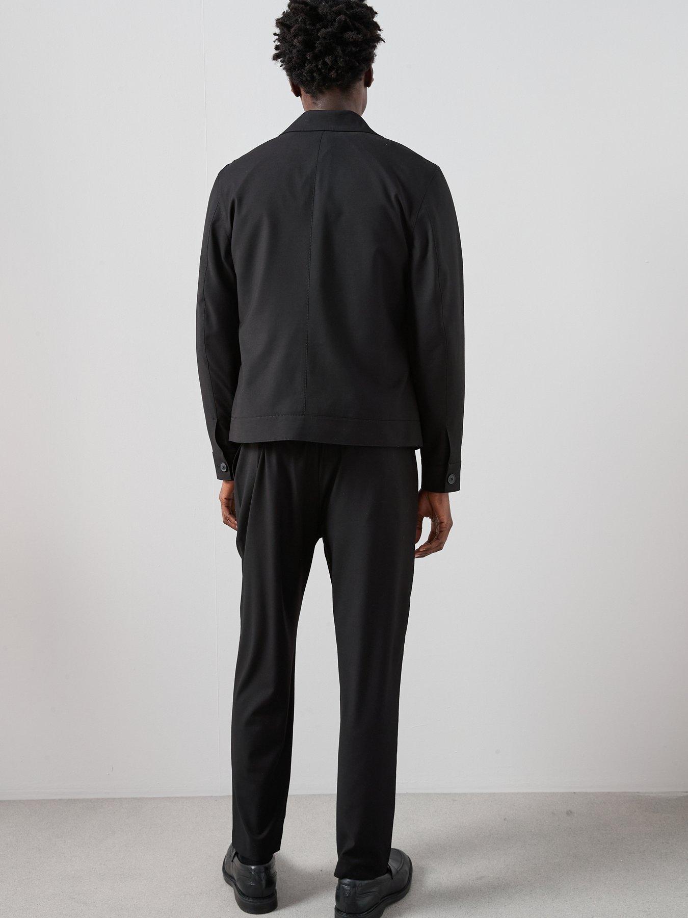 Image 6 of 7 of The Very Collection Smart Pleated Trousers - Black