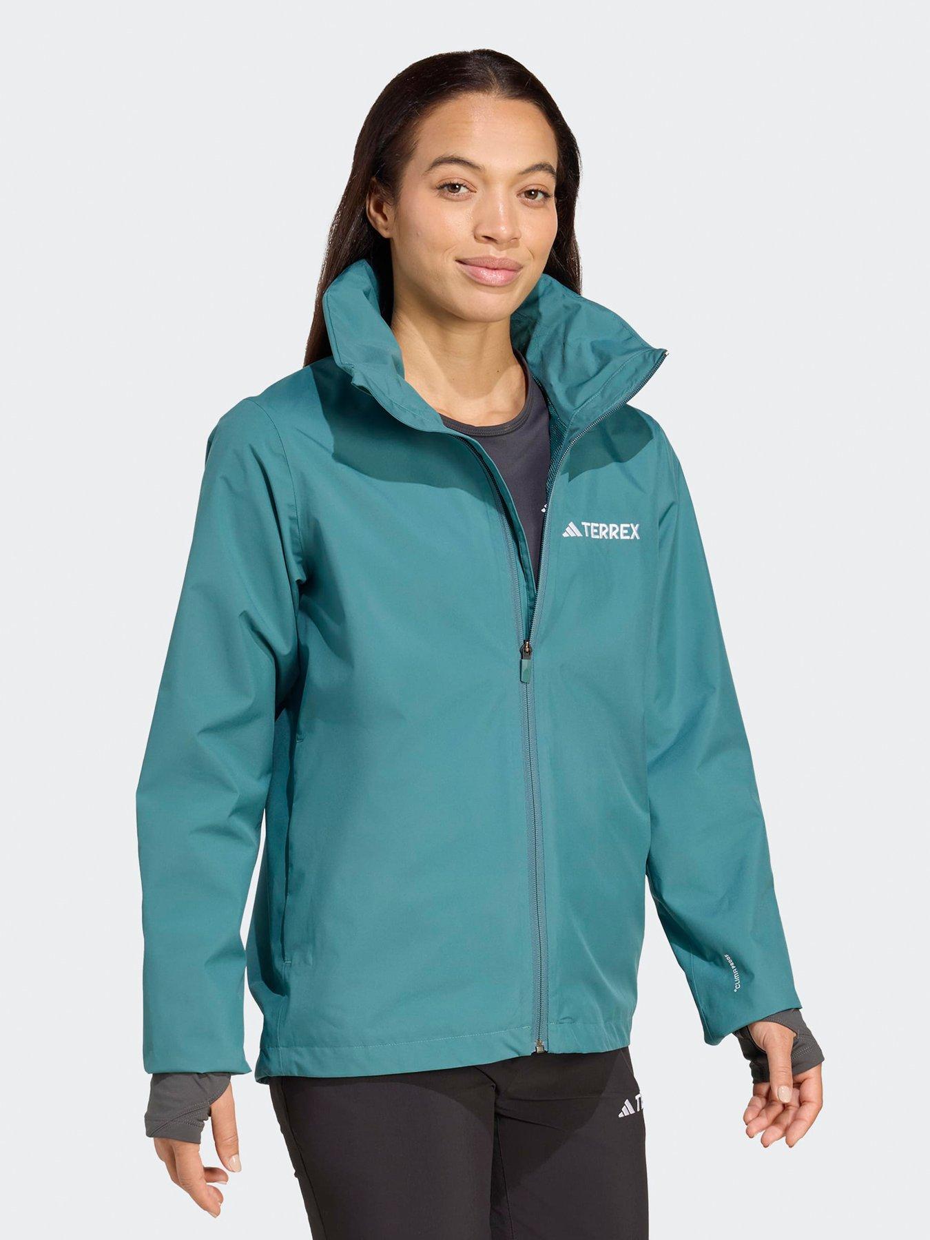 adidas Terrex Womens Outdoor Multi Essentials 2L Rain Jacket