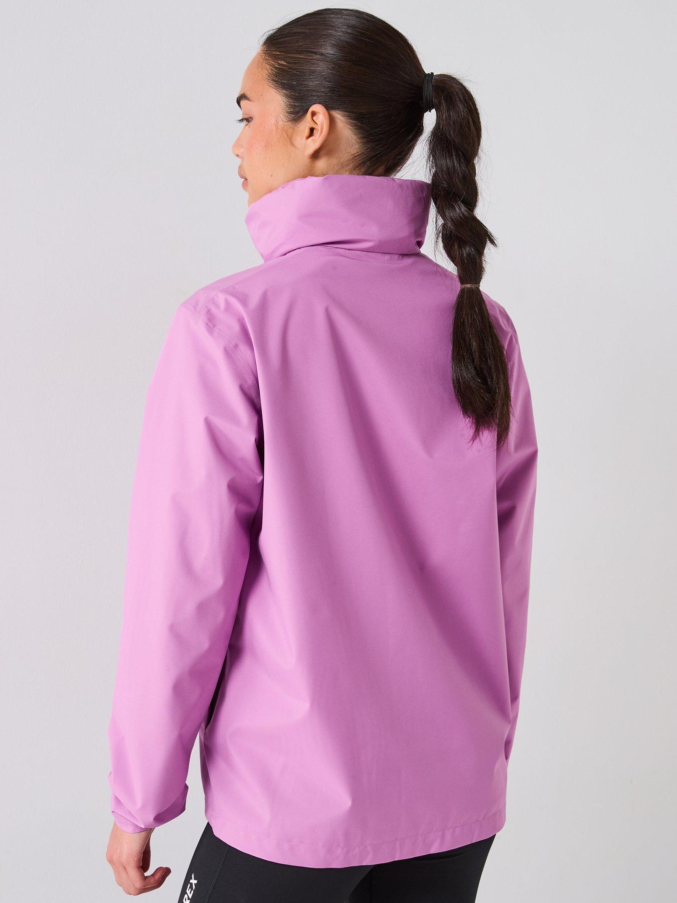Image 2 of 6 of adidas Terrex Womens Outdoor Multi Essentials 2L Rain Jacket - Purple