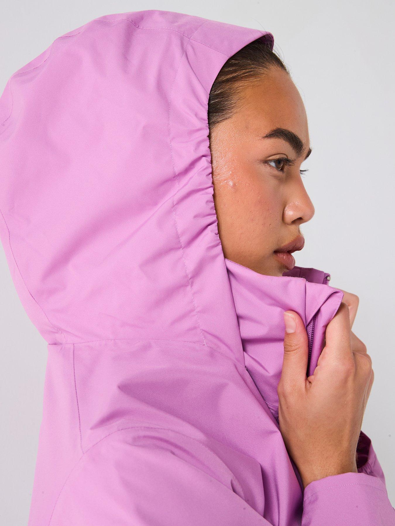 Image 5 of 6 of adidas Terrex Womens Outdoor Multi Essentials 2L Rain Jacket - Purple