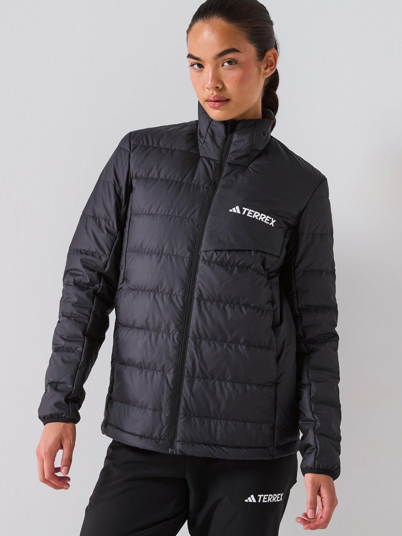adidas Terrex Womens Outdoor Multi Light Down Jacket - Black