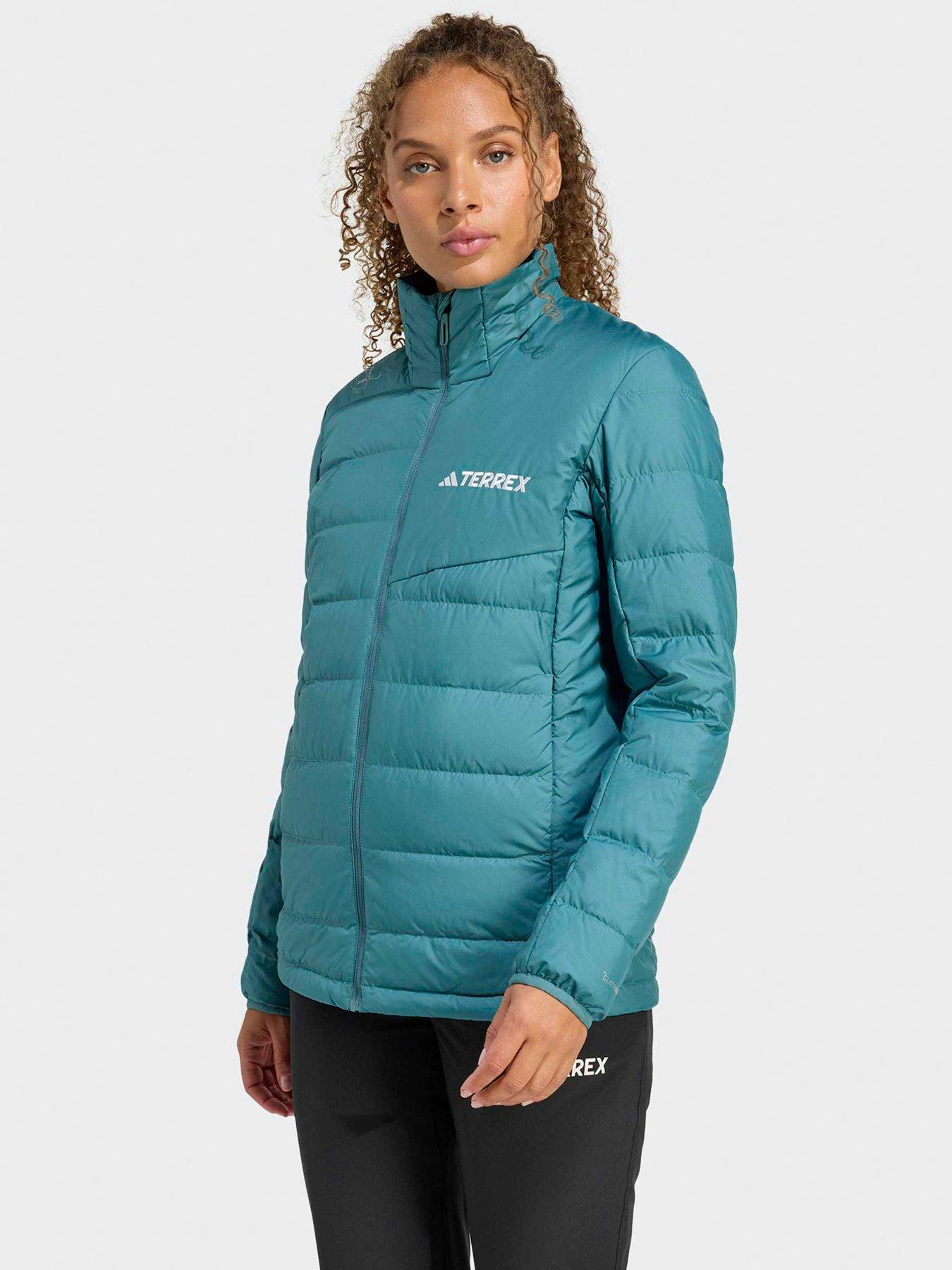 adidas Terrex Womens Outdoor Multi Light Down Jacket - Blue