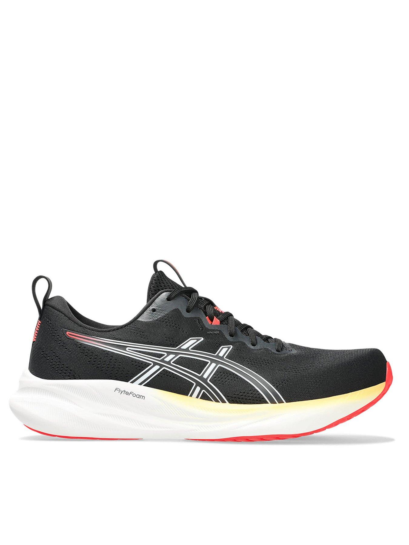 Asics Mens Running Pulse 16 Trainers - Black