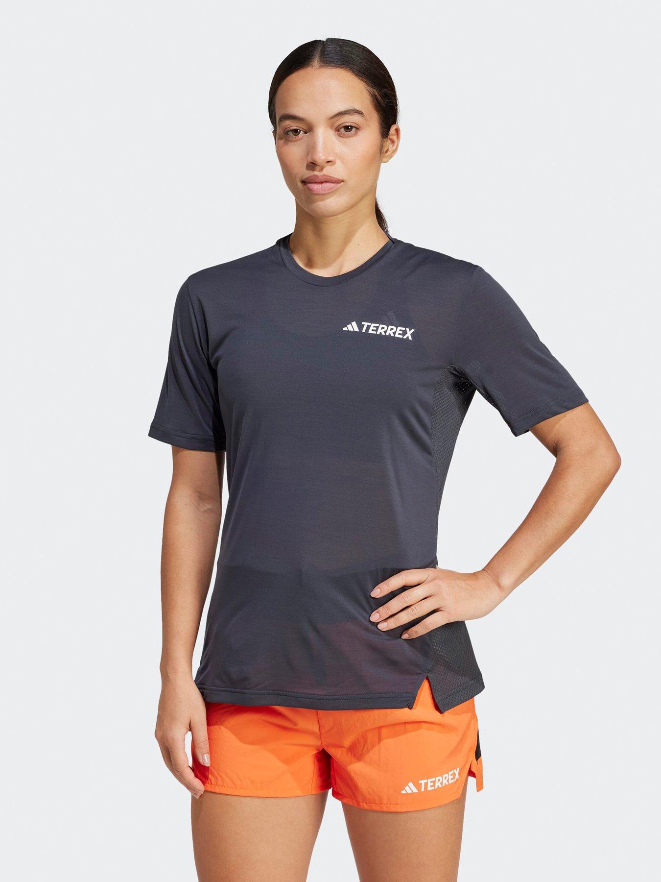 adidas Terrex Womens Xperior Climacool T- Shirt, Carbon, Size Xs, Women