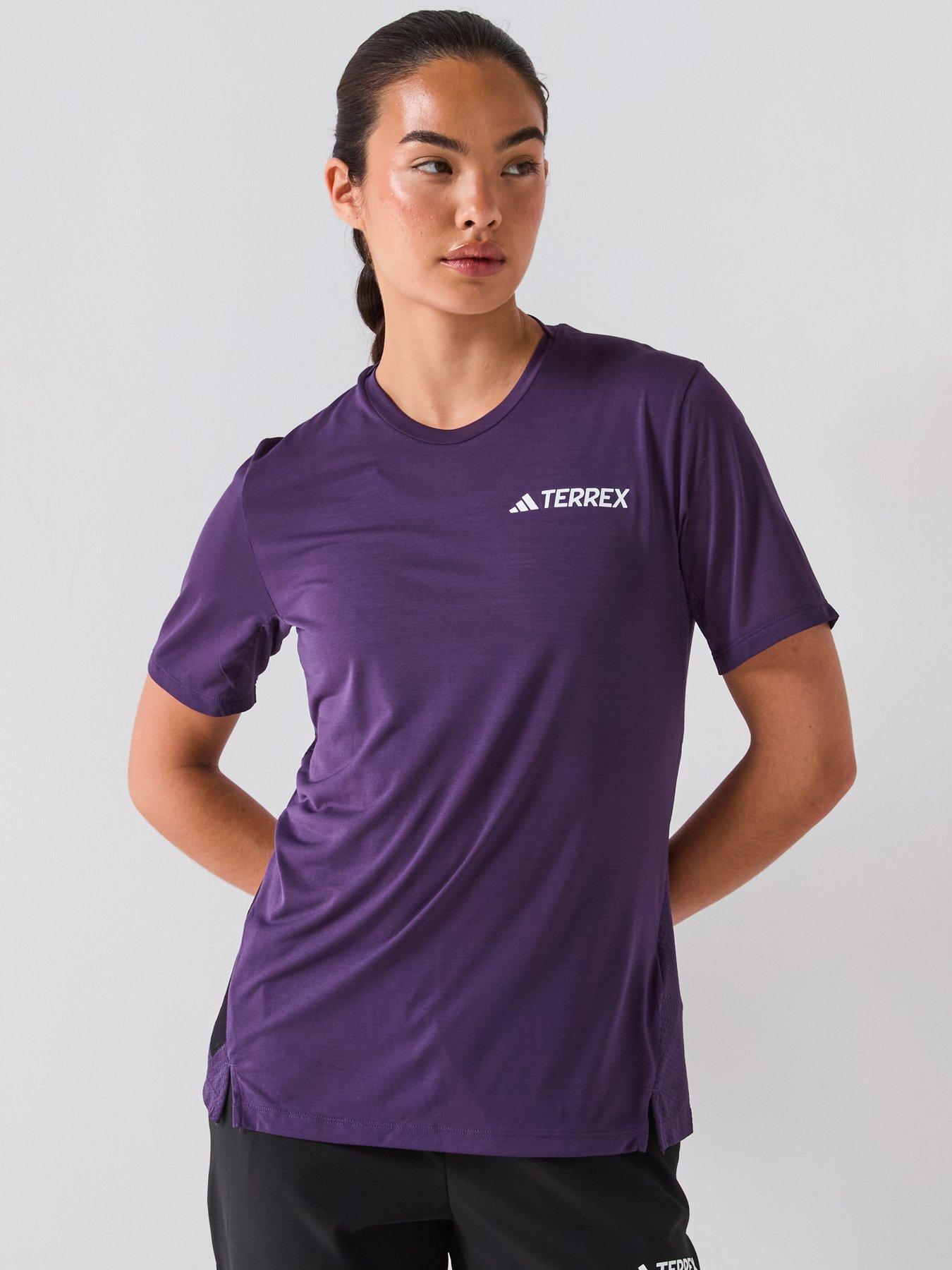 adidas Terrex Womens Xperior Climacool T- Shirt, Aurora Plum, Size Xs, Women