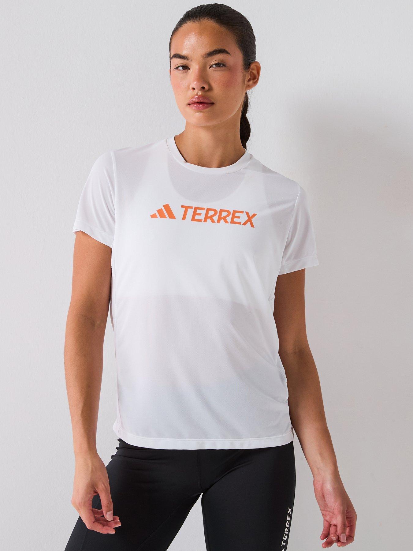 adidas Terrex Womens Terrex Multi Climacool Logo Tech T- Shirt - White