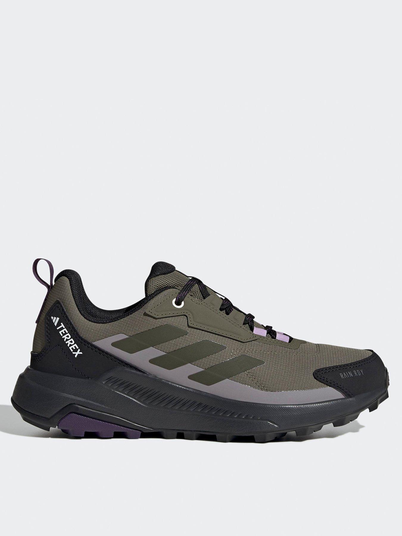 adidas Terrex: Womens Anylander Rain Ready Hiking Shoes - Green