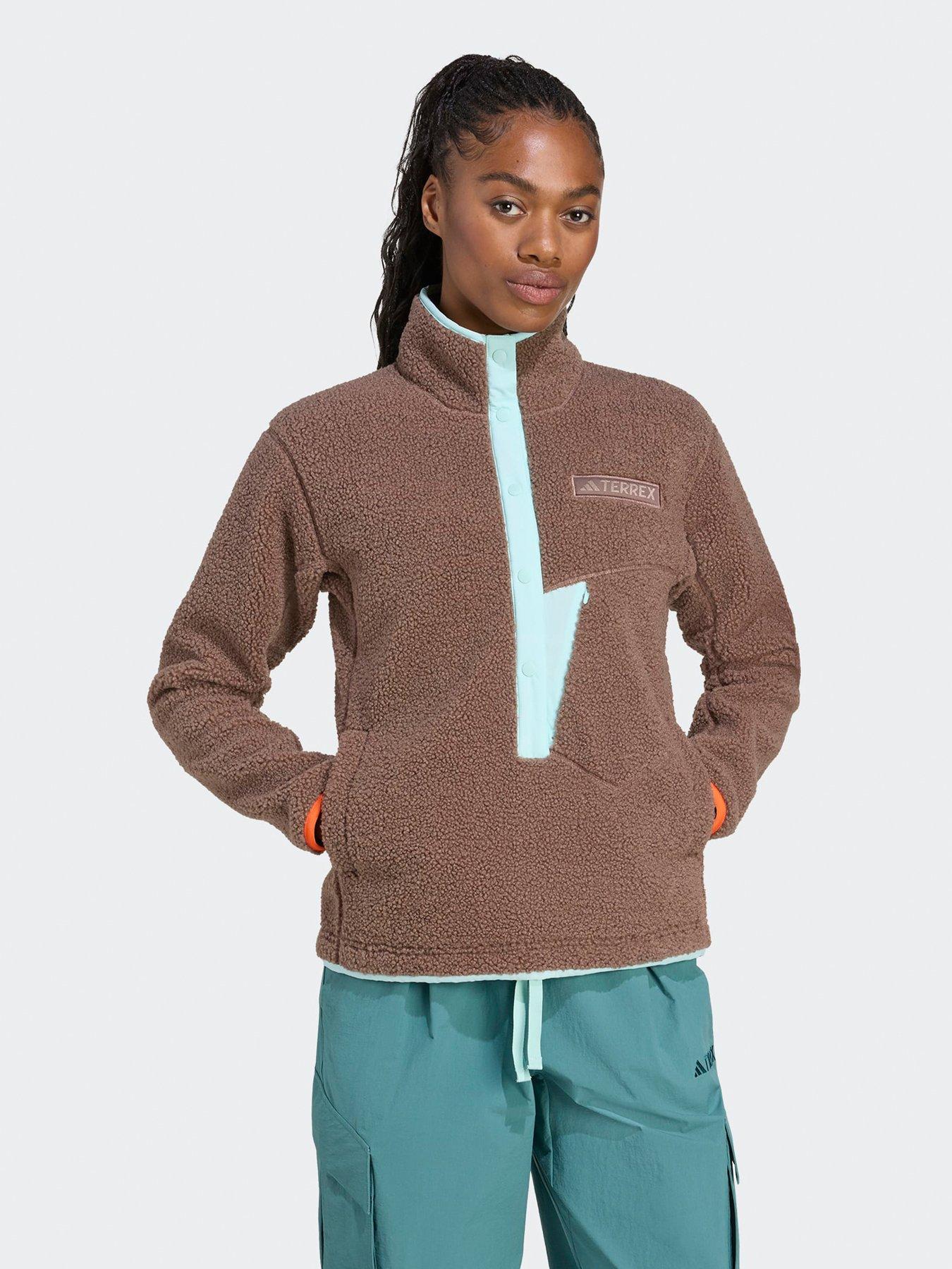 adidas Terrex Womens Outdoor Xploric High Pile Fleece Pullover