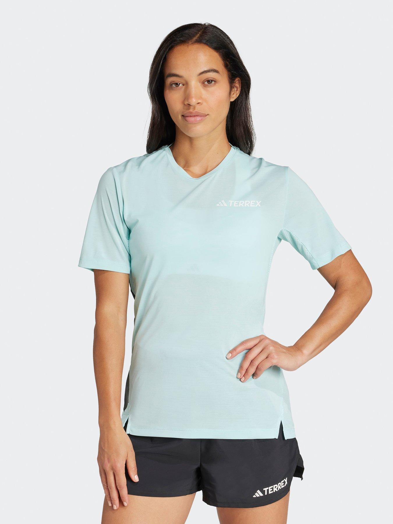 adidas Terrex: Womens Outdoor Xperior Climacool T-Shirt - Blue