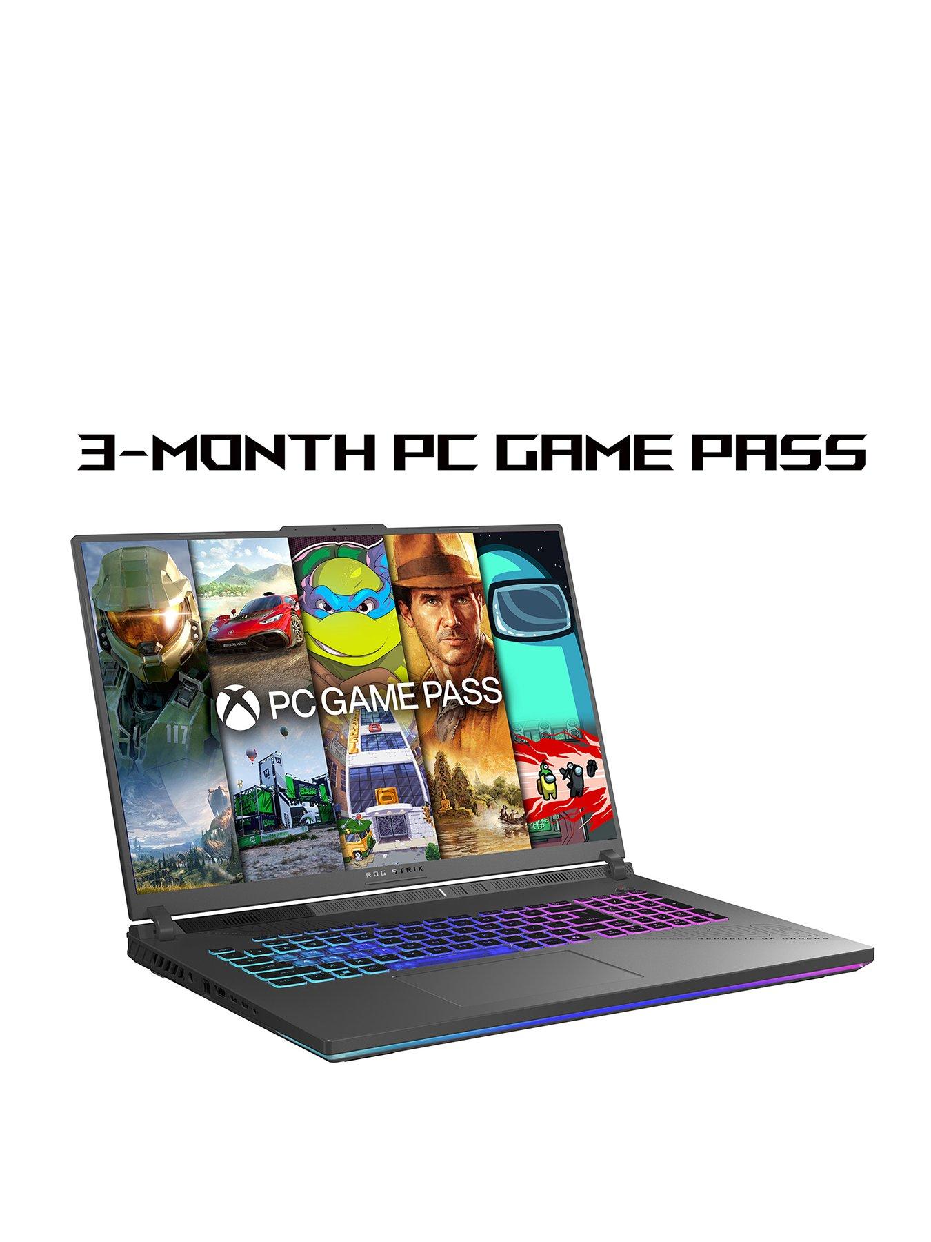 Image 2 of 7 of Asus ROG&nbsp;Strix G16 Gaming Laptop - 16in WUXGA,&nbsp;GeForce RTX 5070 Ti, AMD Ryzen 9, 16GB RAM, 1TB SSD&nbsp;- Grey