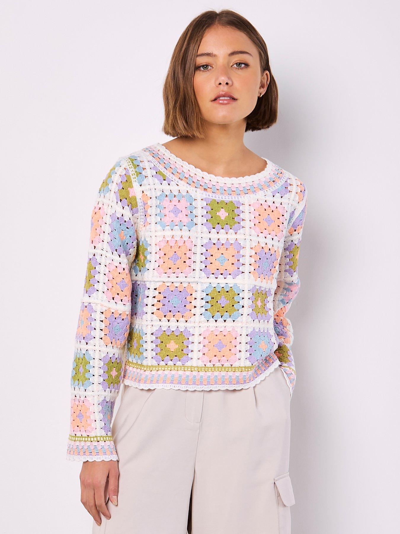 undefined Crochet Squares Jumper