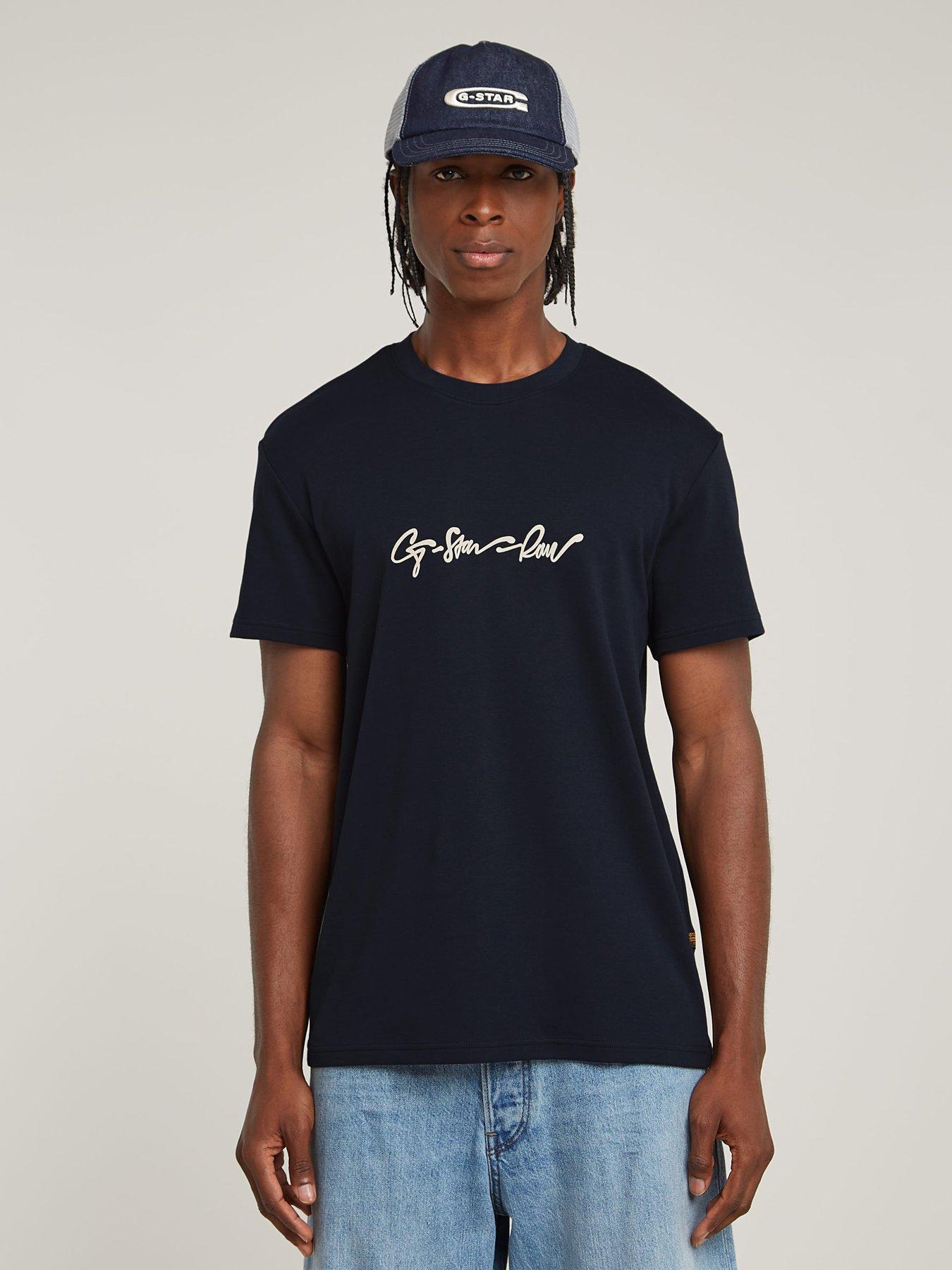 undefined G-star Script Relaxed T-shirt -navy