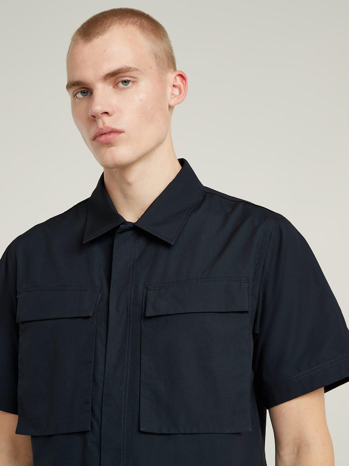 Image 4 of 5 of G-Star RAW G-star Slim Fit Overshirt -navy