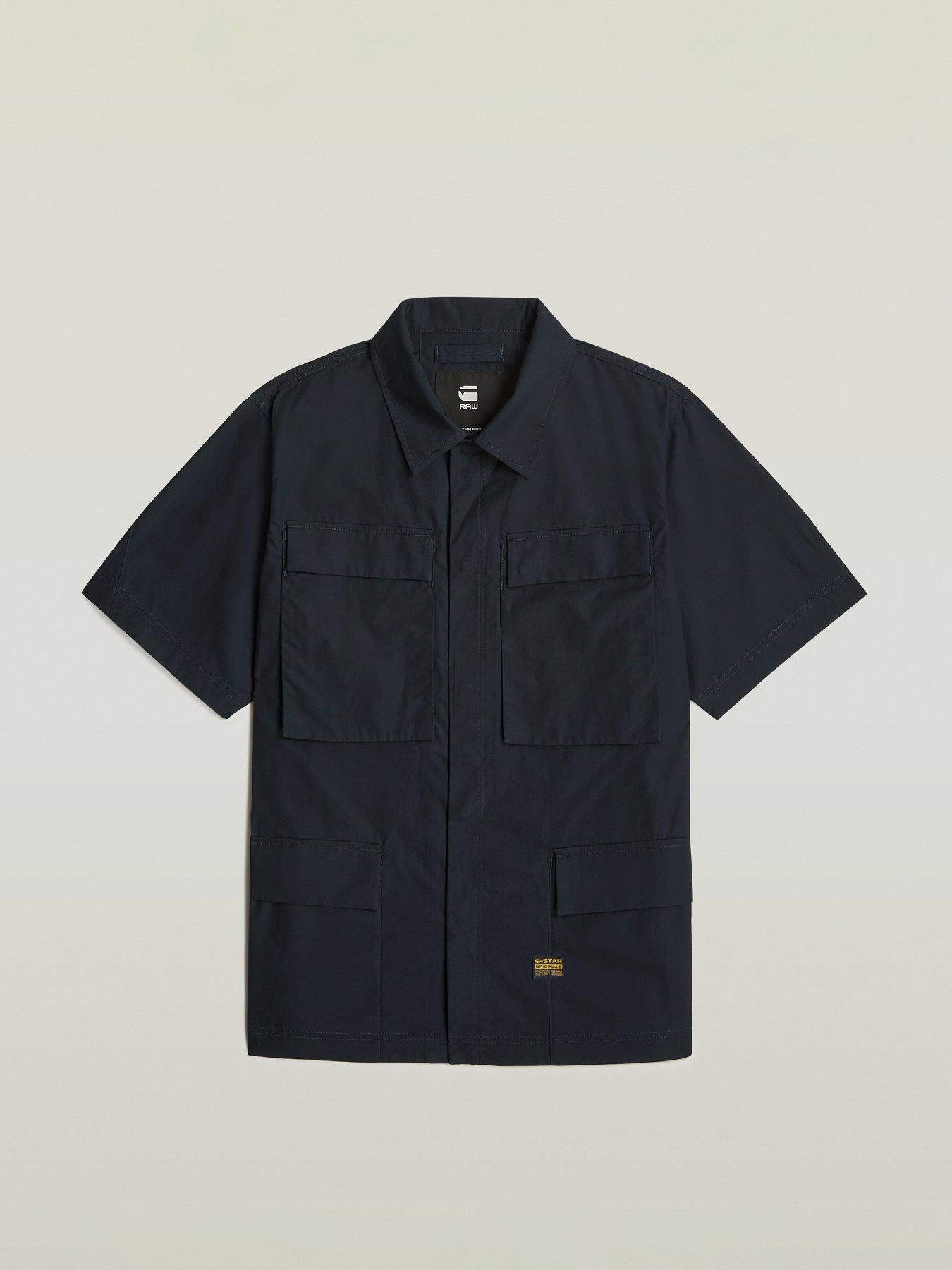 Image 5 of 5 of G-Star RAW G-star Slim Fit Overshirt -navy