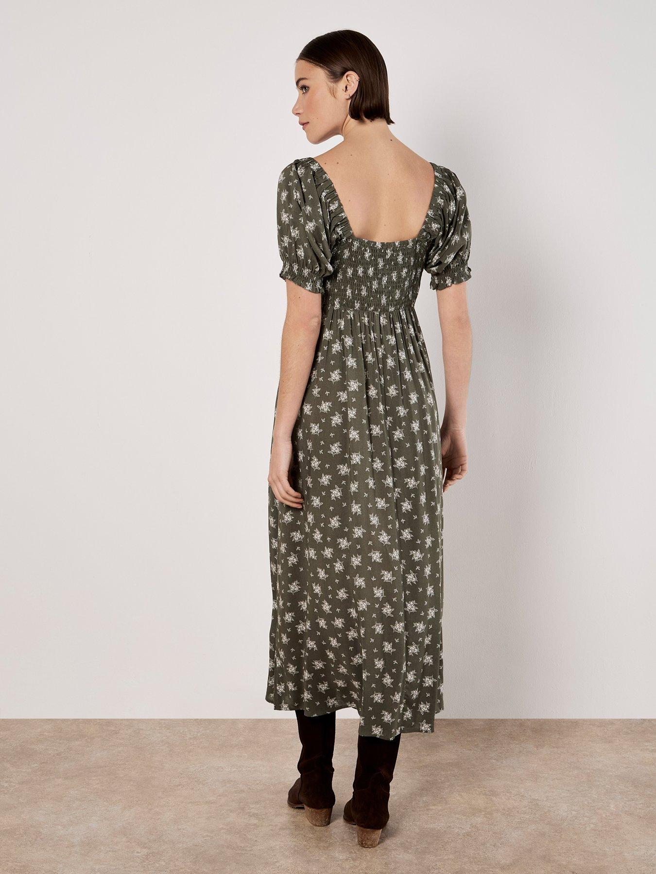 Major Hottie Midi Dress Apricot