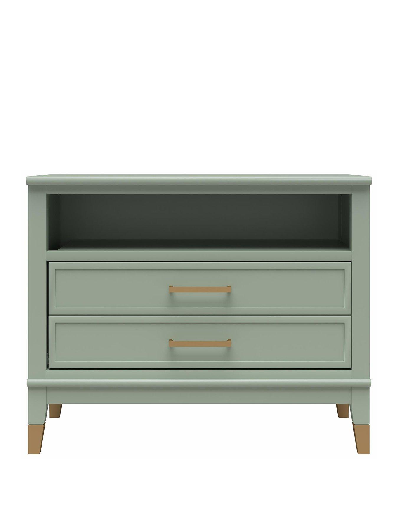 Image 2 of 7 of CosmoLiving by Cosmopolitan Westerleigh Wide Side Table / Night Stand