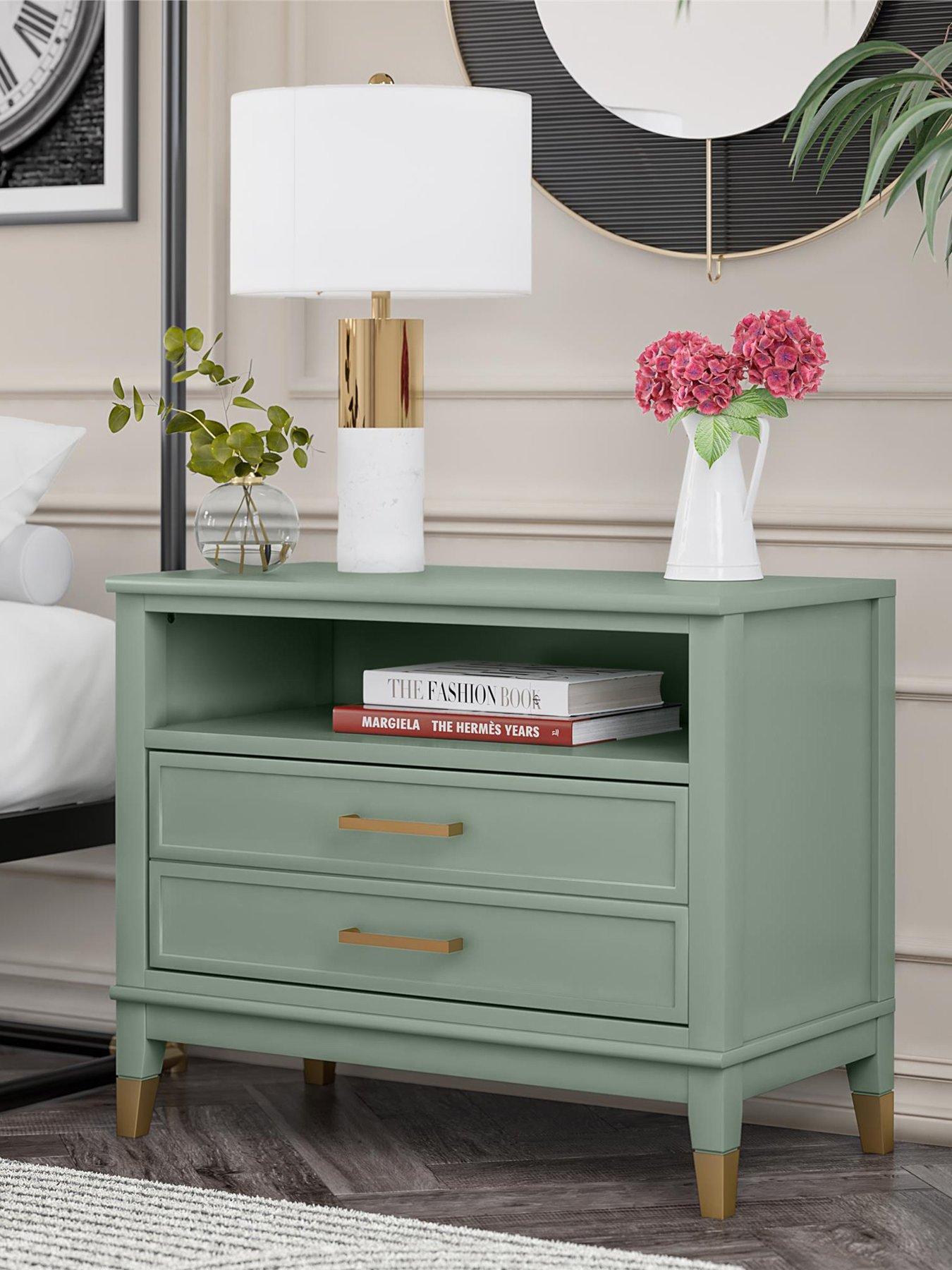 Image 4 of 7 of CosmoLiving by Cosmopolitan Westerleigh Wide Side Table / Night Stand