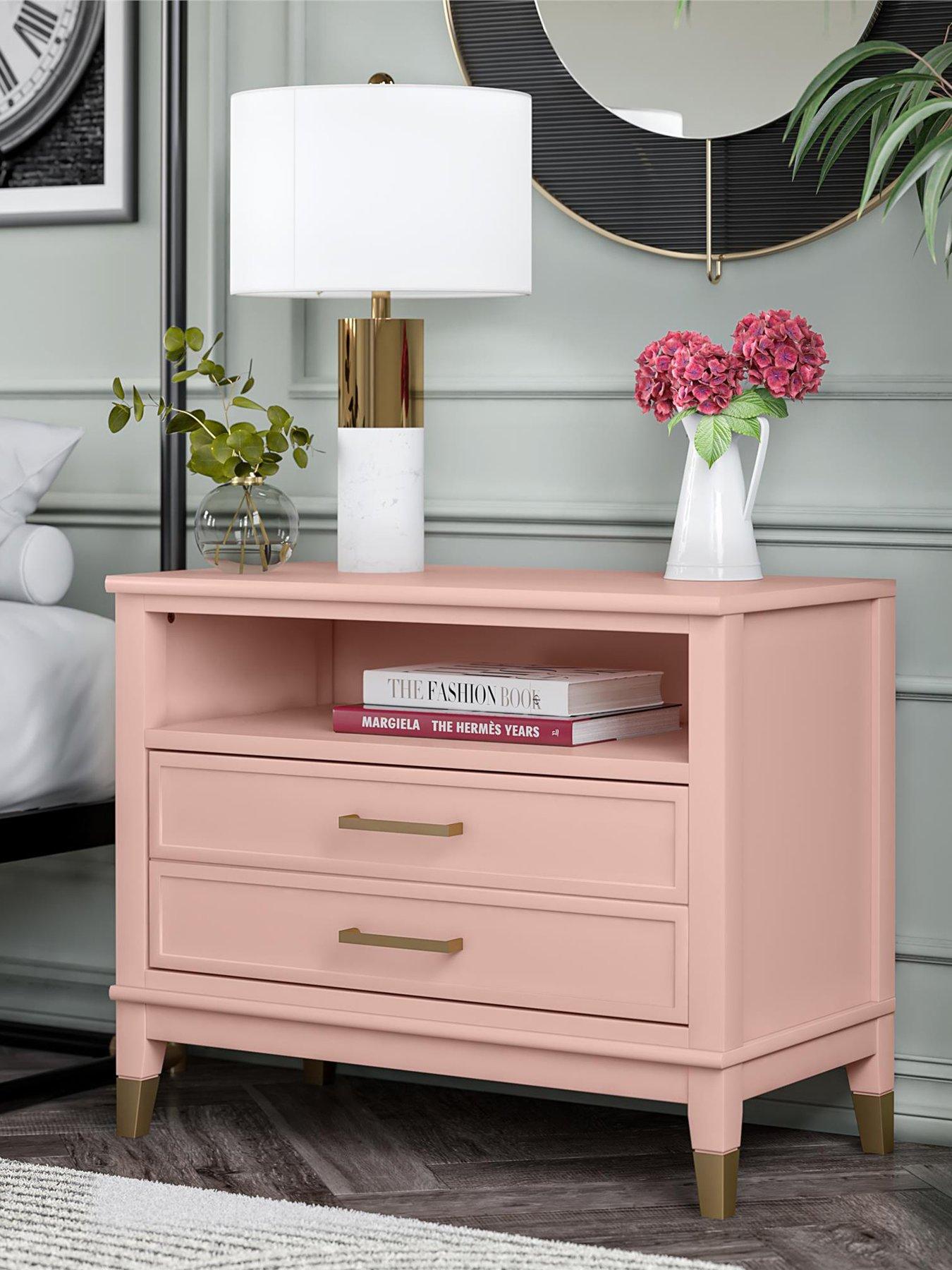 Image 4 of 7 of CosmoLiving by Cosmopolitan Westerleigh Wide Side Table / Night Stand