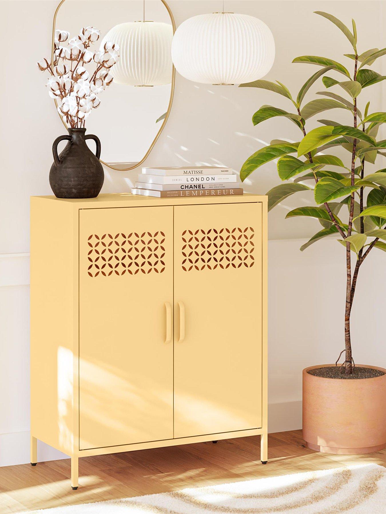 Image 6 of 7 of CosmoLiving by Cosmopolitan Annie 2 Door Storage Cabinet