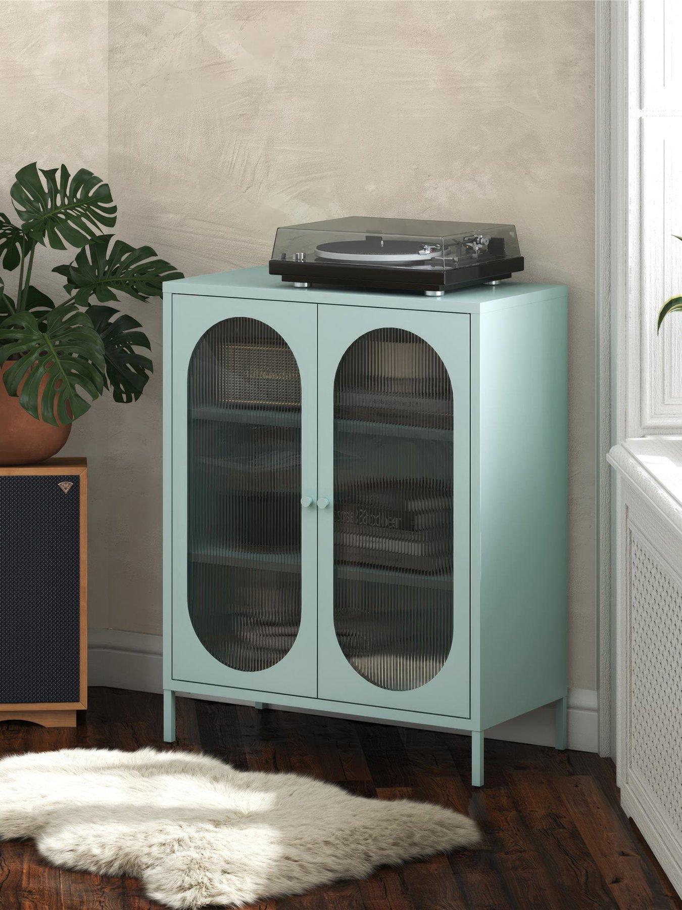 Image 1 of 7 of CosmoLiving by Cosmopolitan Luna Accent Storage Cabinet