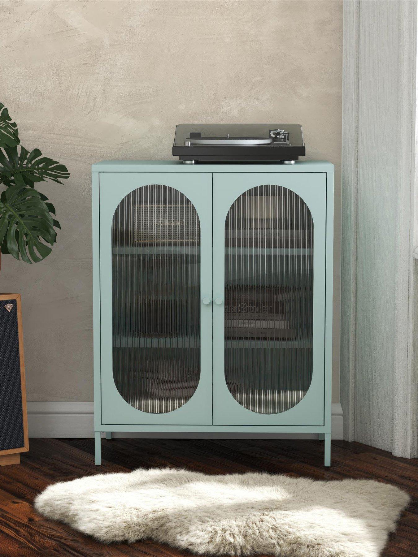 Image 3 of 7 of CosmoLiving by Cosmopolitan Luna Accent Storage Cabinet