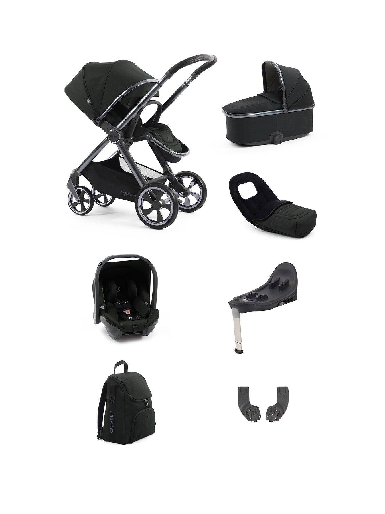 Oyster 4 Luxury Pushchair Bundle - Black Olive