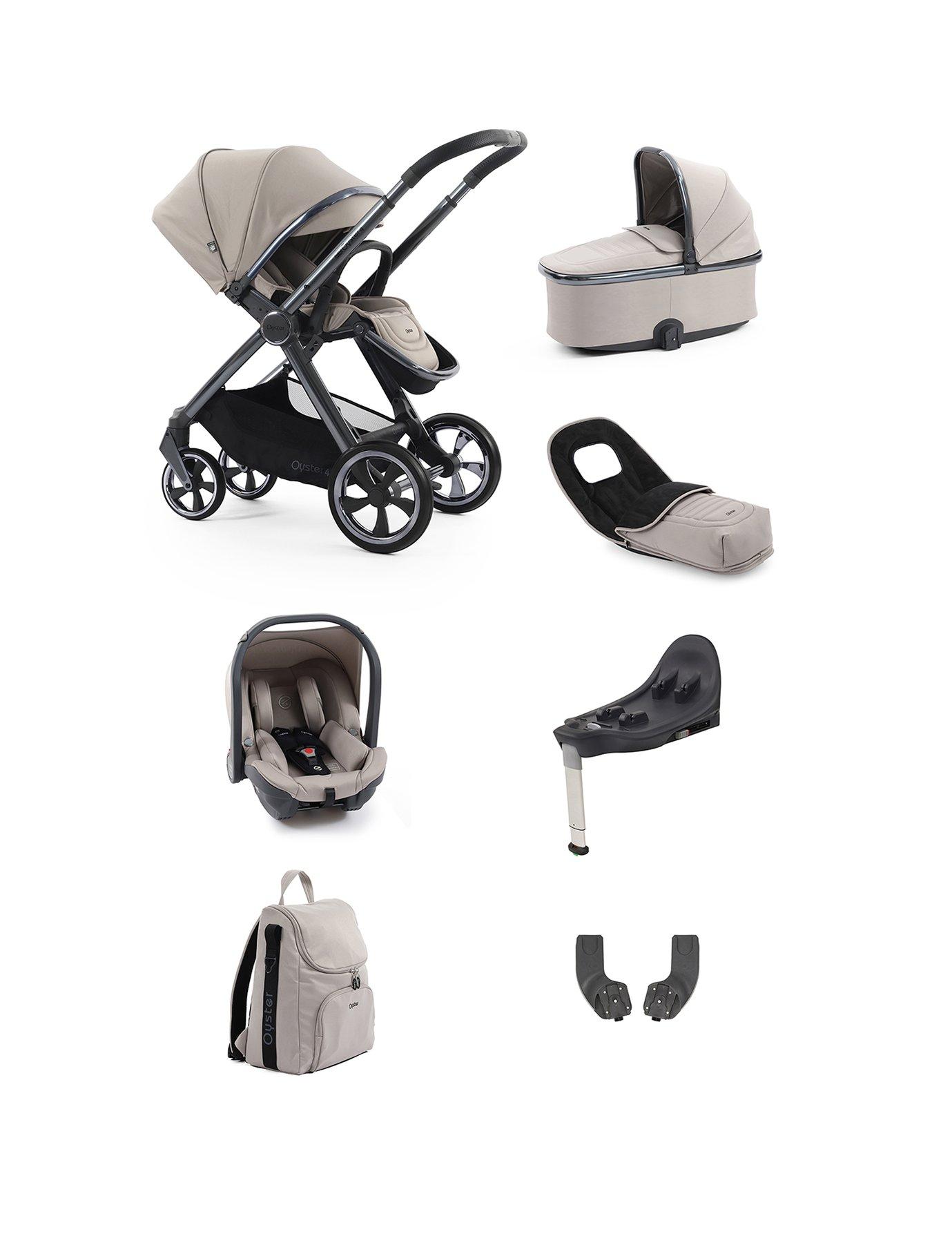 Oyster 4 Luxury Pushchair Bundle - Stone
