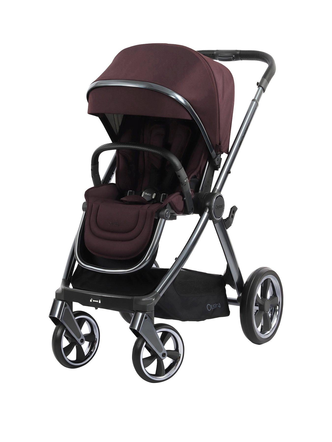 Image 2 of 6 of Oyster 4 Luxury Pushchair Bundle - Mulberry