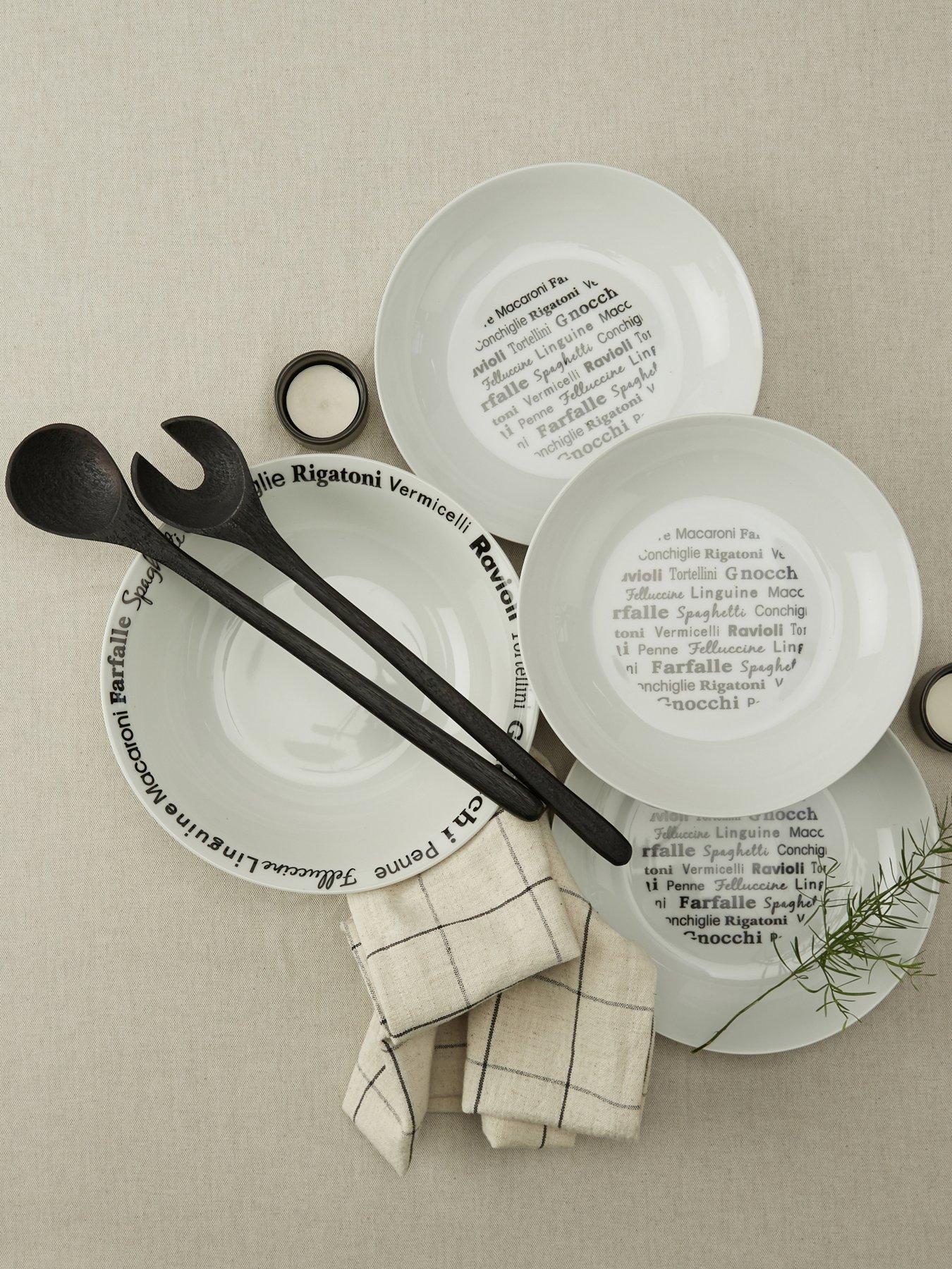 undefined Italian Script 5-Piece Pasta Set
