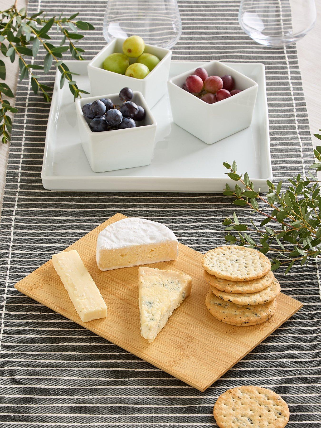 WATERSIDE 5-Piece Cheese Platter Set