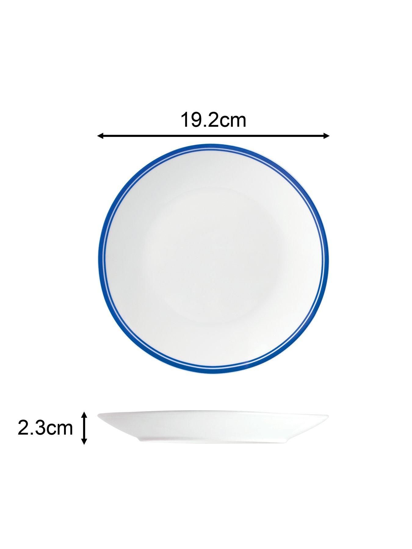 Image 5 of 7 of WATERSIDE St Ives 16-Piece Dinner Set in Blue