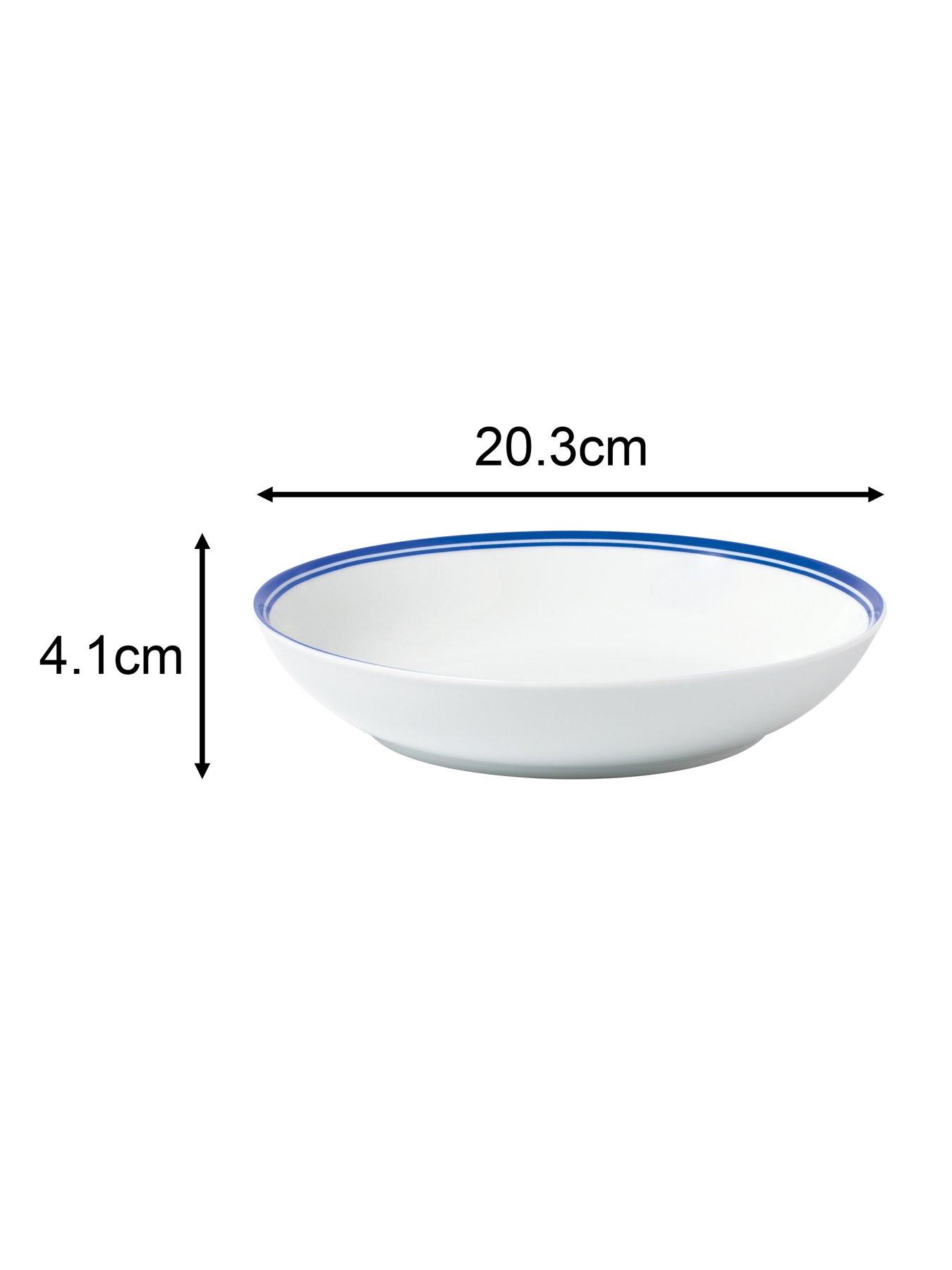 Image 6 of 7 of WATERSIDE St Ives 16-Piece Dinner Set in Blue